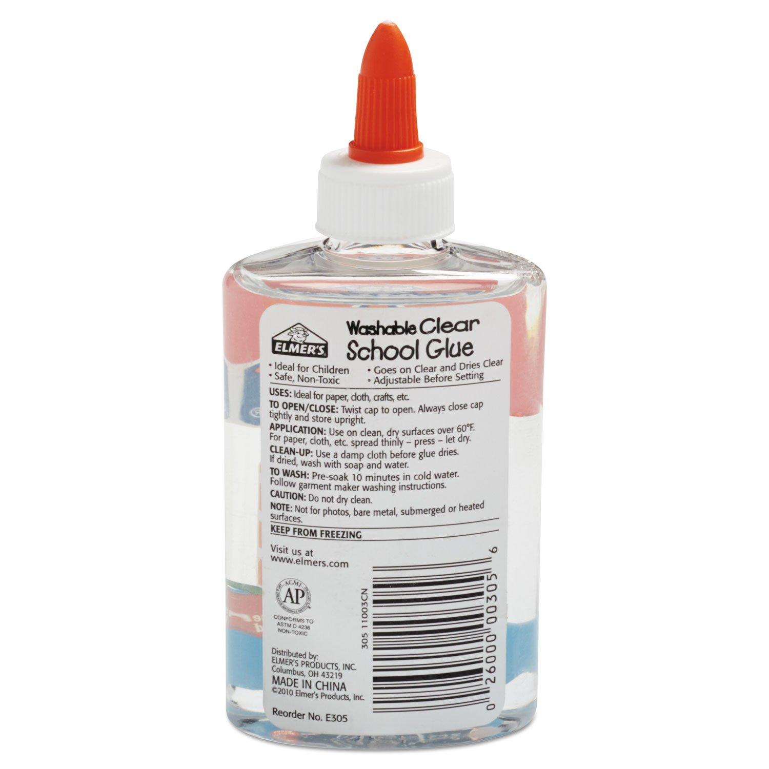 Elmer's E305 School Glue Washble Clear, 5 oz, Clear - Image 5