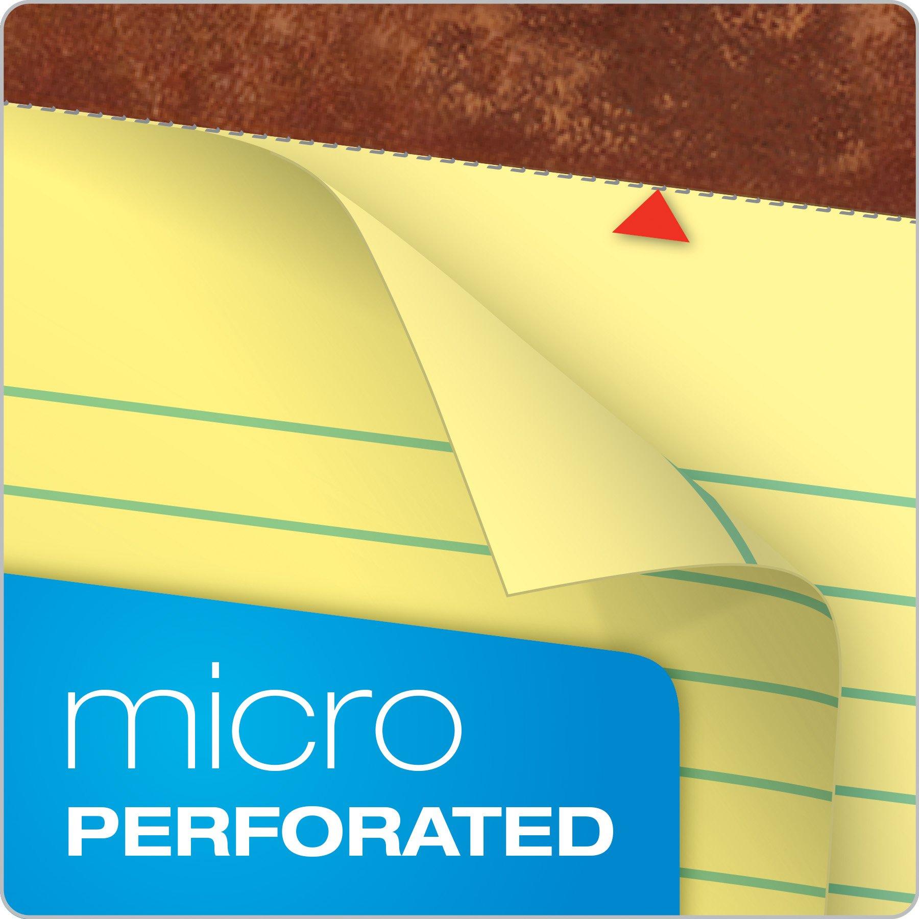 TOPS 5 x 8 Legal Pads, 12 Pack, The Legal Pad Brand, Narrow Ruled, Yellow Paper, 50 Sheets Per Writing Pad, Made in the USA (7501) - Image 4