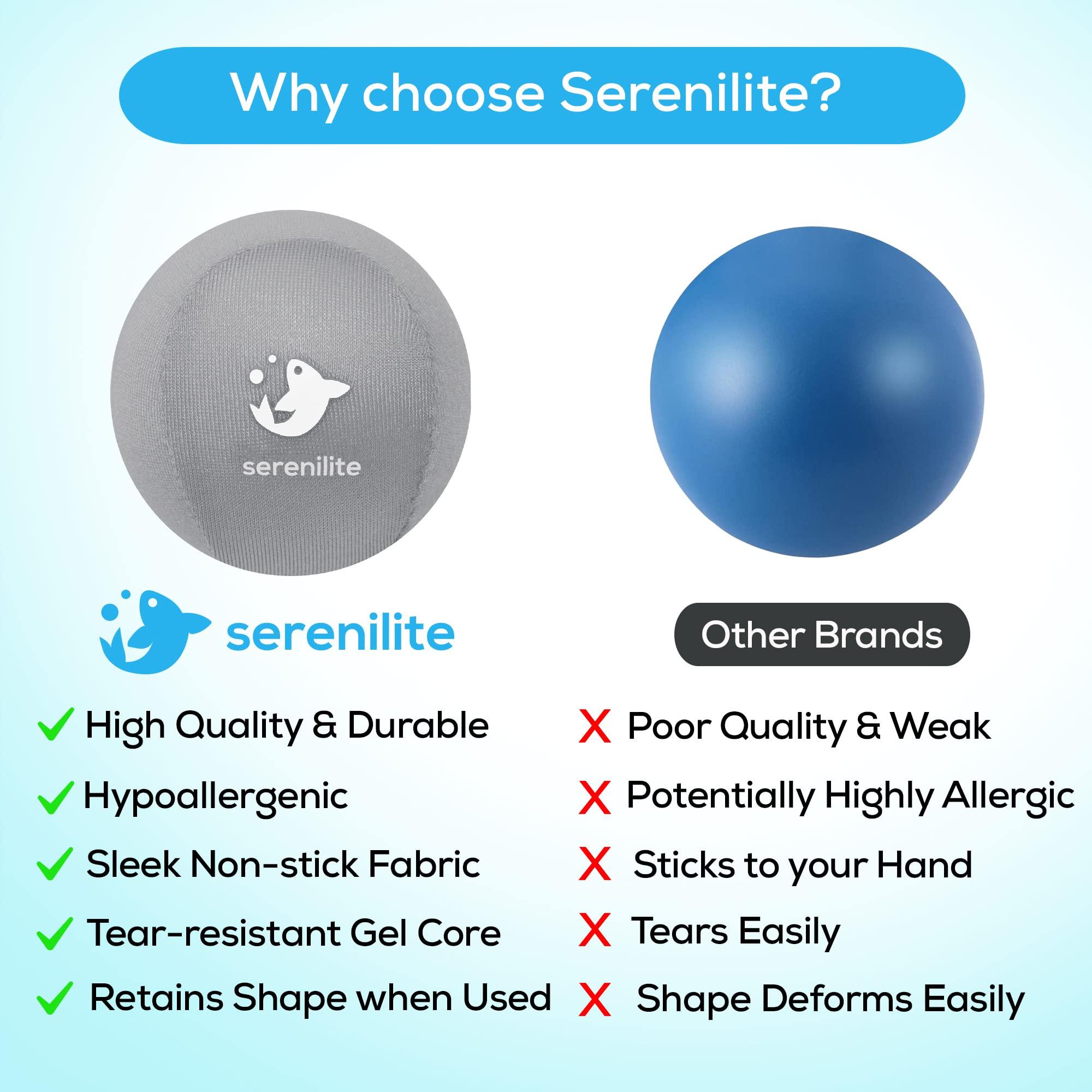 Serenilite Hand Therapy Exercise Stress Ball Bundle - Tri-Density Stress Balls for Adults & Grip Strengthening - Image 5