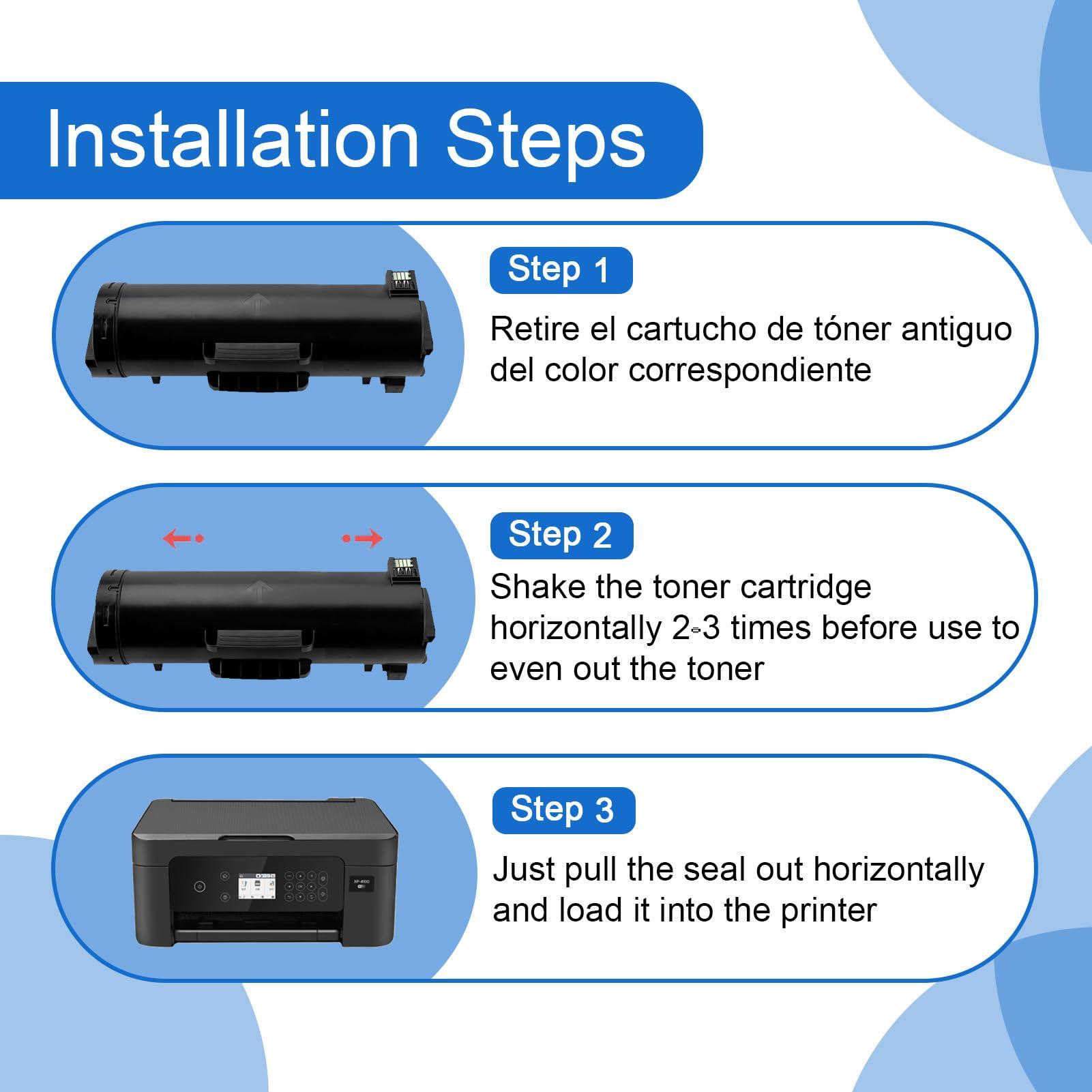 B600/B610 Toner Cartridge Compatible for Xerox B600/B610 106R03944 Black Toner Cartridges Work for Xerox VersaLink B600 B605 B610 B615 Printers - Image 8