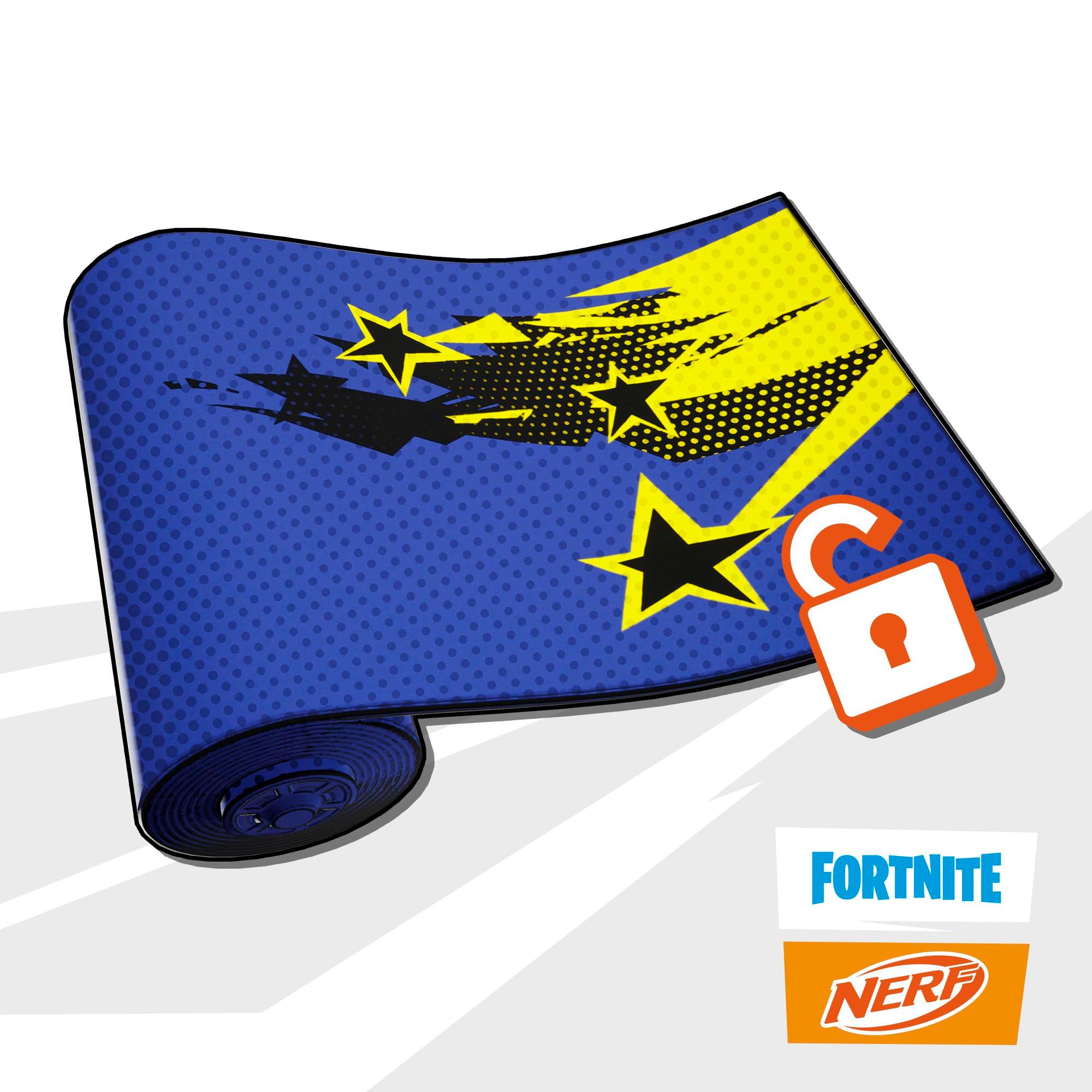 Nerf Fortnite Half Tone Hero Blaster, Bonus Code to Unlock Half Tone Hero Wrap in The Game, Break Open Loading, 12 Nerf Elite Darts, Fortnite Gifts (Amazon Exclusive) - Image 6