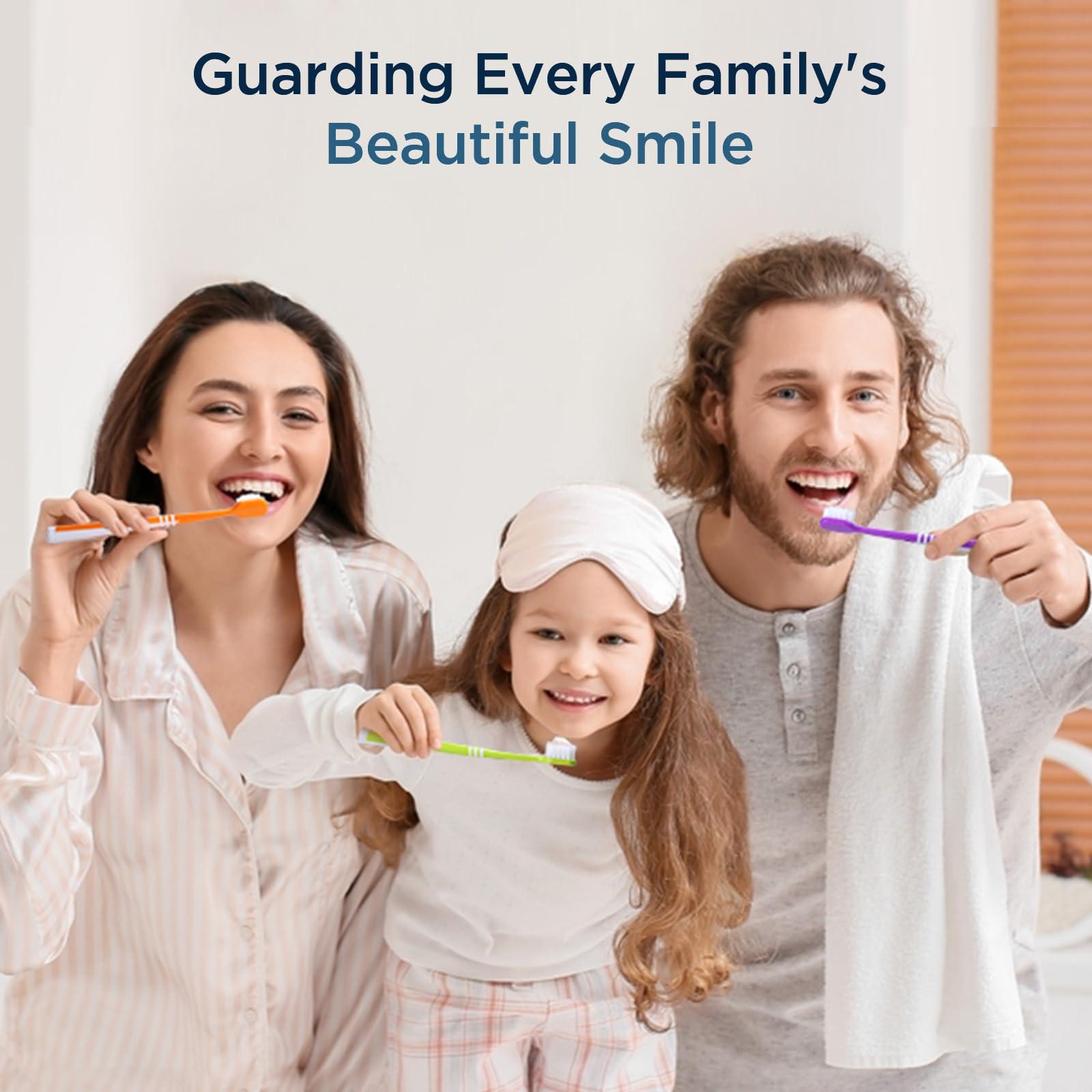 Oralphi Extra Soft Toothbrush for Sensitive Gums, Wide Head Soft Bristle Toothbrush with 10000 Soft Flossing Micro Nano Bristles for Adults, Pregnant Women, Elderly, Braces - Image 9