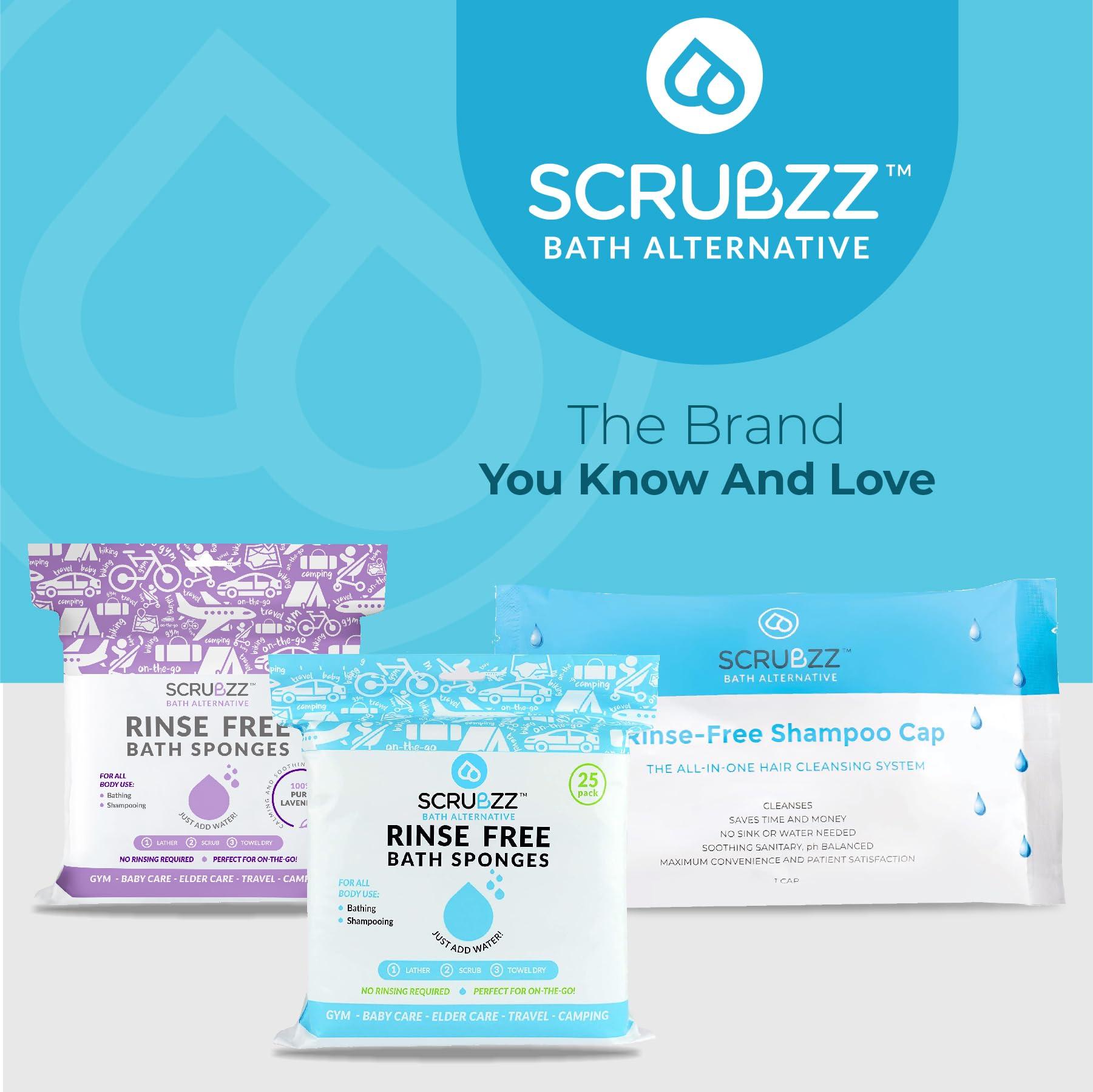 Scrubzz Shampoo Caps No Rinse for Elderly and Bedridden Patients, Rinse Free Shampoo Caps for Post Surgery and Hospital Stays, Waterless Hair Washing Shower Caps - 6 Pack - Image 7
