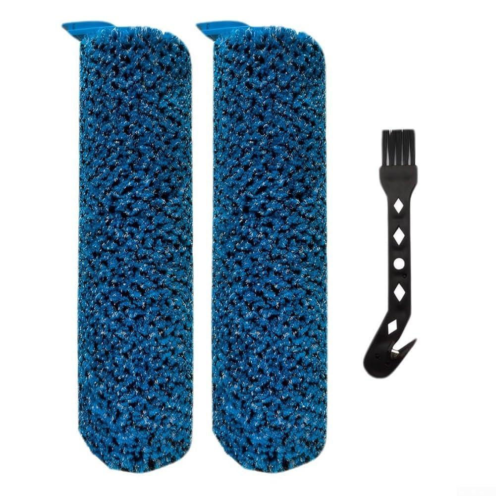 Replacement Roller Brush Set for Shark WW201 WW200 WW201q Cordless Wet Dry Hard Floor Cleaner Vacuum, 3-Piece Main Brush Kit with Cleaning Tool