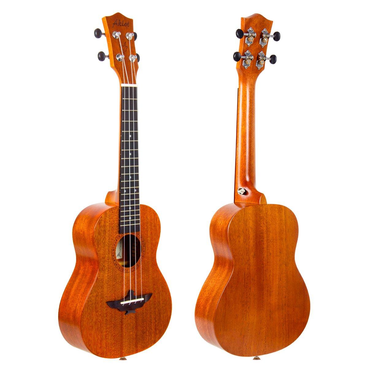 Ukulele, AKLOT Concert Ukelele Solid Mahogany 23 inch for Professional Beginners Adults Kit with Free Online Courses and Uke Accessories, AKC23 - Image 7