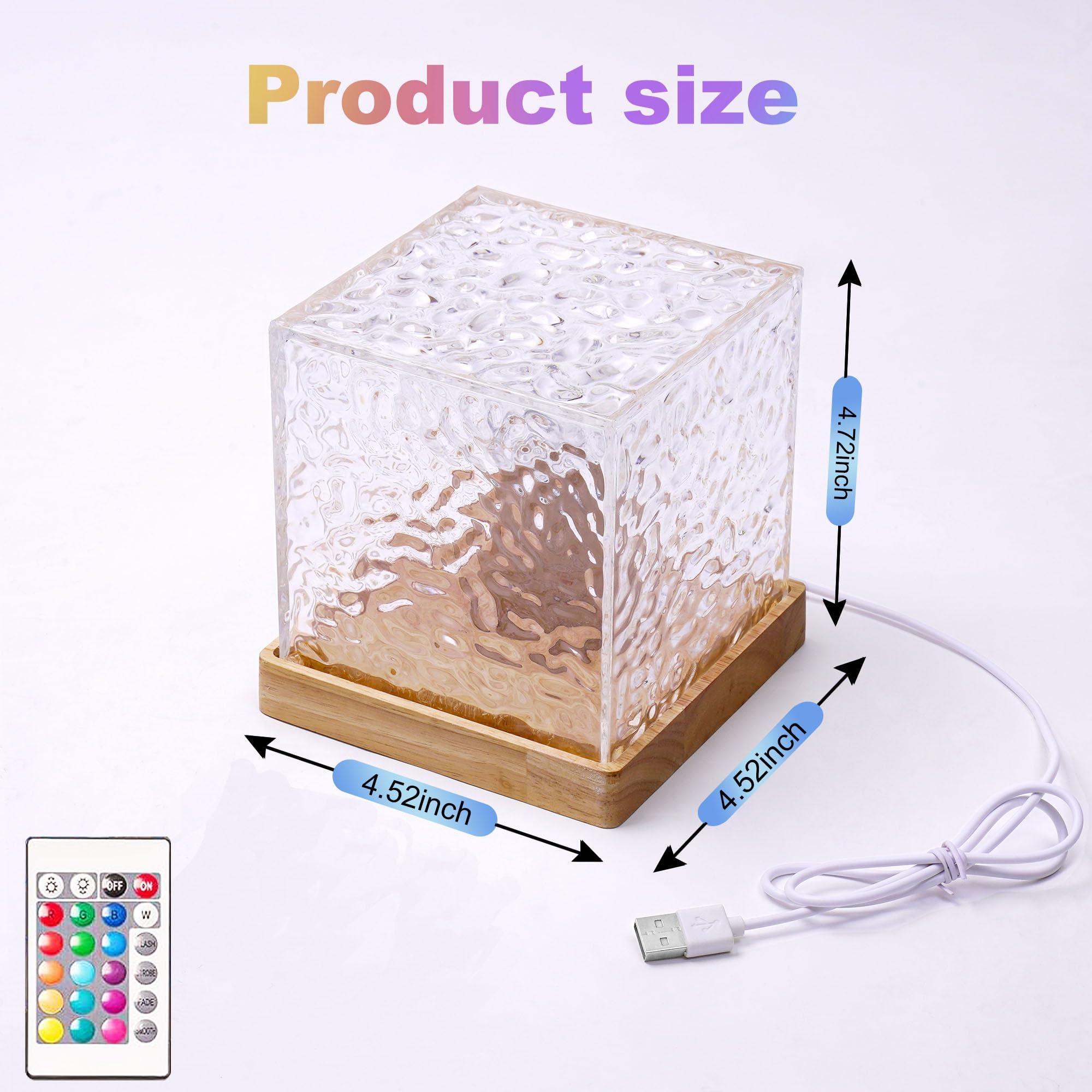 RICHMYC Ocean Wave Projector Light, 16 Colors Gradual Rotating Water Lamp with Remote Control, Beach Decor Sea Themed Northern Lights Projector for Office Bedroom Bar Restaurant - Image 5