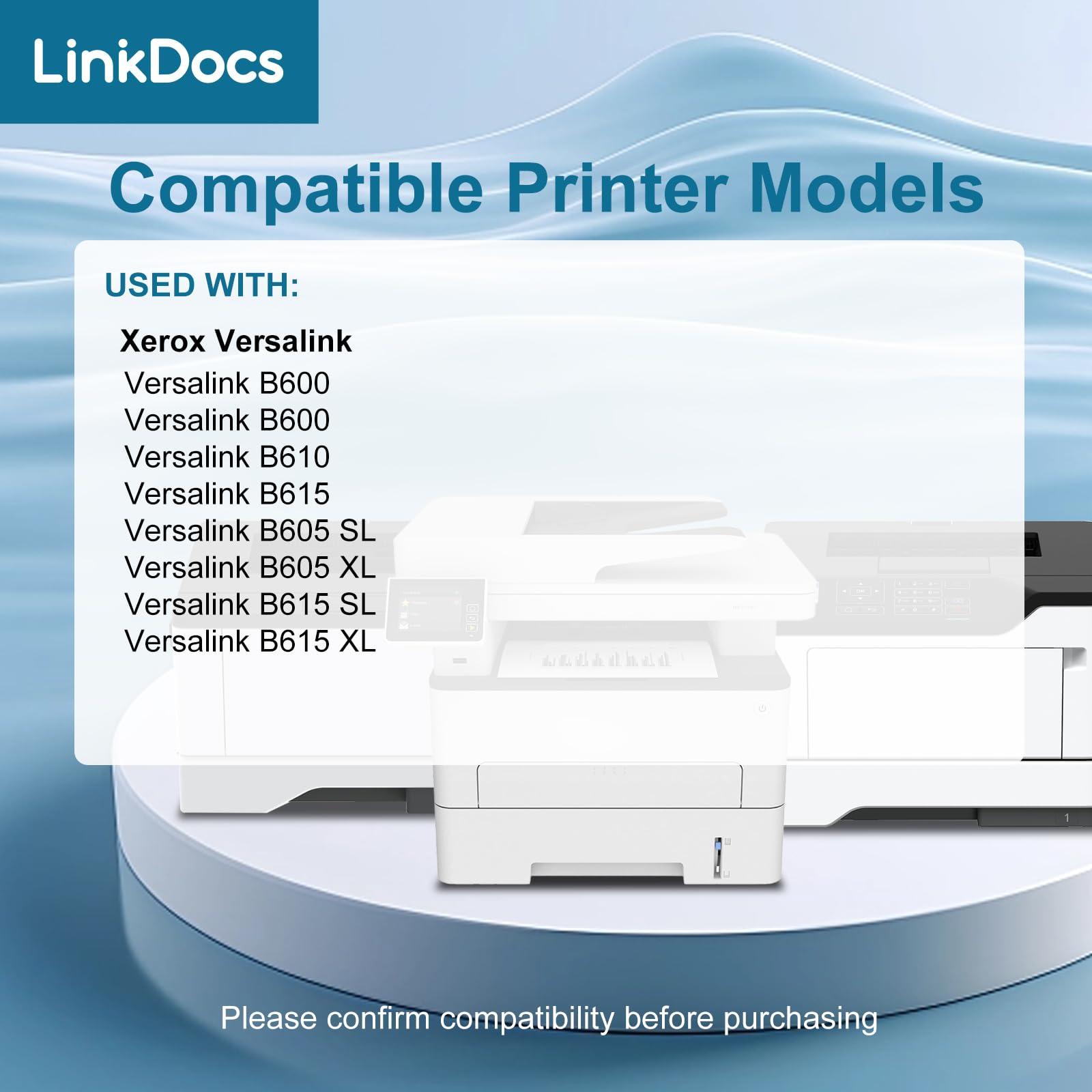 LinkDocs B600 B600H 106R03940 High Yield Toner Cartridge Replacement for Xerox 106R03940 106R03942 106R03944 Toner Used with Xerox Versalink B600 B605 B610 B615 Series Printer 10300 Pages - Image 3