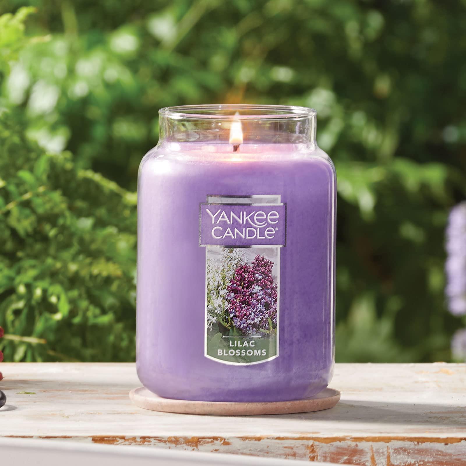 Yankee Candle Lilac Blossoms Scented Classic 22oz Large Jar Single Wick Candle Over 110 Hours of Burn Time Perfect for Gifting Gatherings and Seasonal Decorations - Image 5