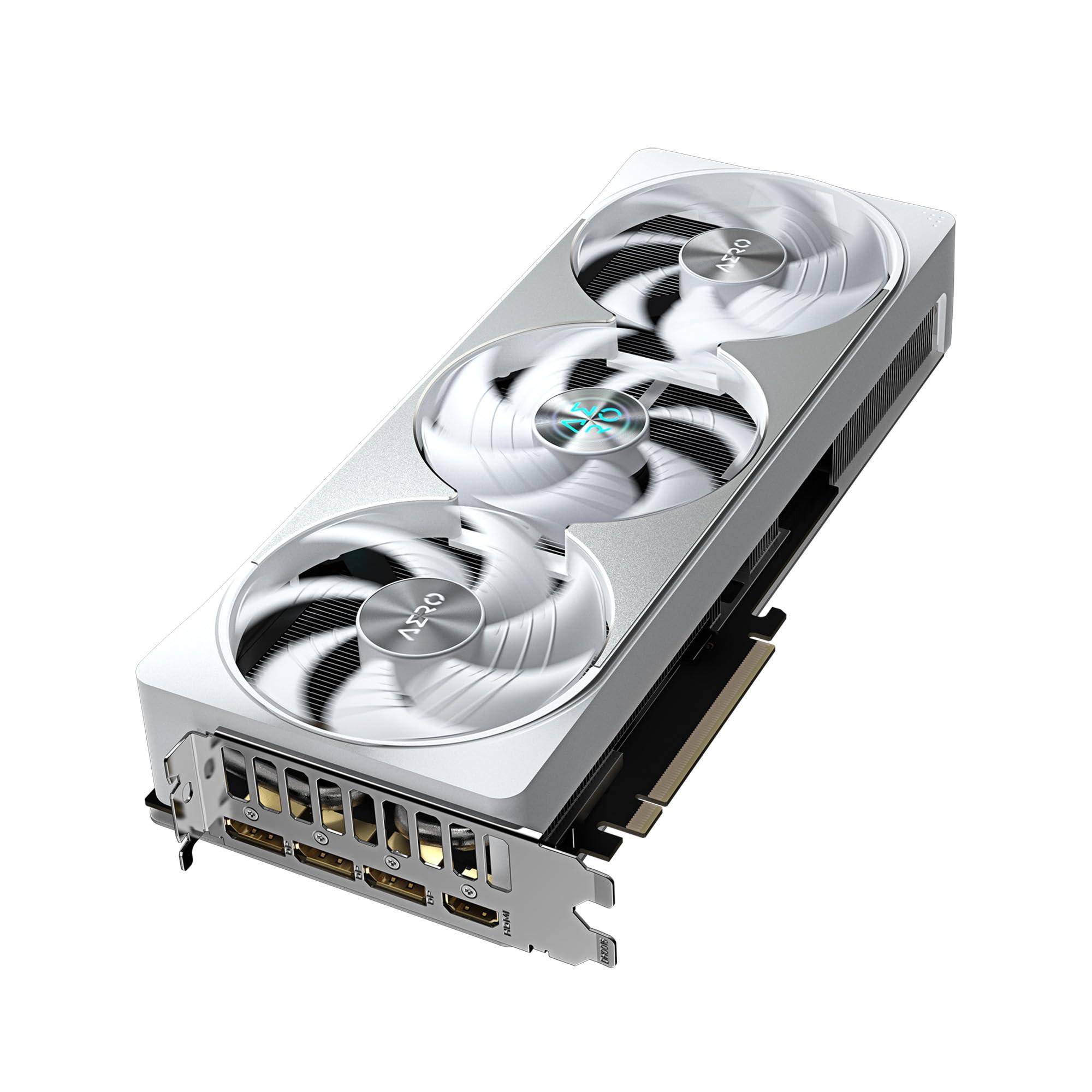 GIGABYTE GeForce RTX 5080 AERO OC SFF 16G Graphics Card, WINDFORCE Cooling System, 16GB 256-bit GDDR7, GV-N5080AERO OC-16GD Video Card - Image 7