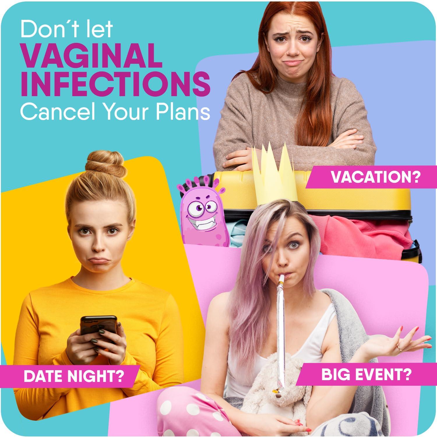 Lagicam 3 Day Vaginal Yeast Infection Treatment for Women, Start working on the 1st Day, Miconazole Nitrate, Antifungal Cream relieves Itching and Irritation, 3 Disposable Applicators & Cream (1 Pack) - Image 2