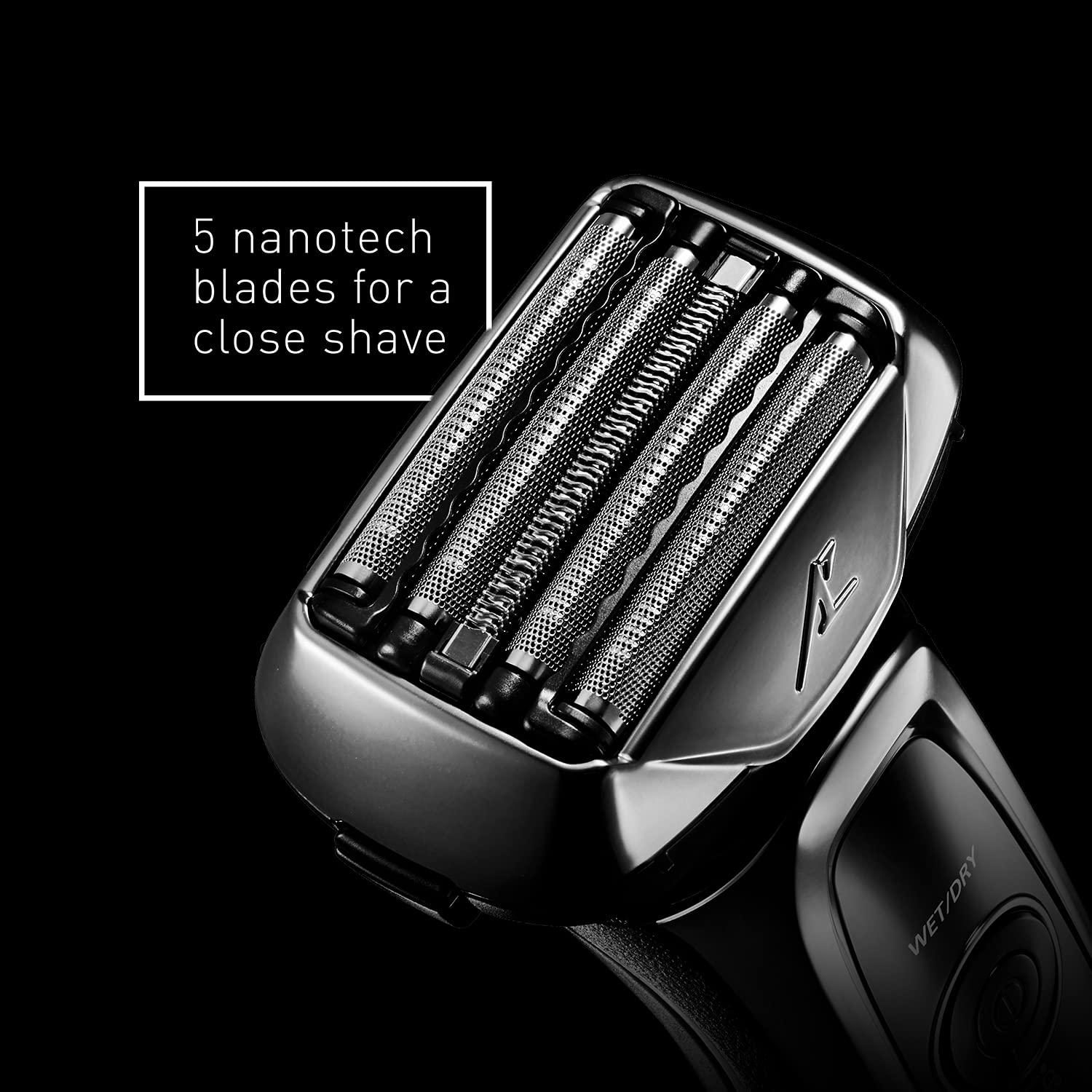 Panasonic ARC5 Electric Razor for Men with Pop-Up Trimmer, Wet/Dry 5-Blade Electric Shaver with Intelligent Shave Sensor and Multi-Flex Pivoting Head – ES-LV65-S (Silver) - Image 3