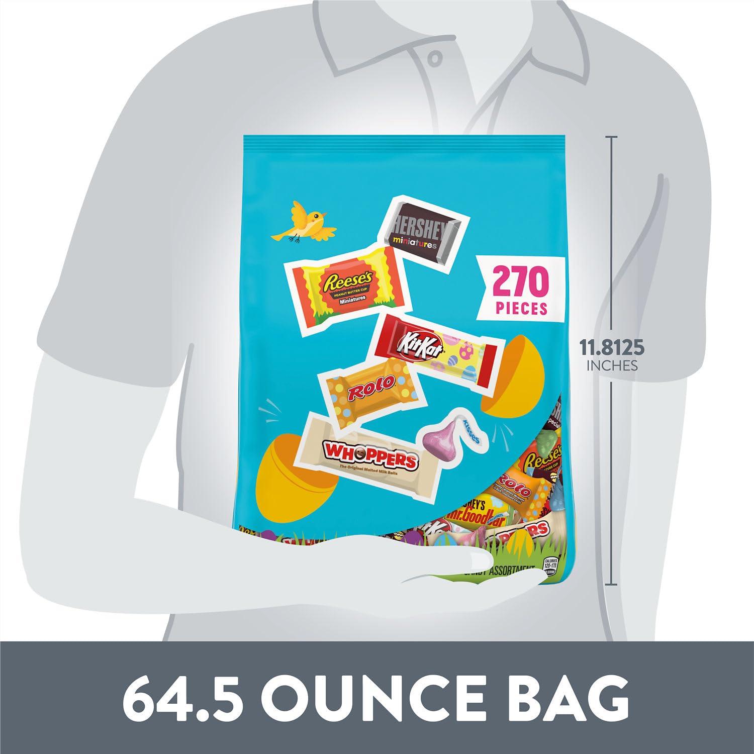 Hershey Assorted Flavored, Easter Candy Bulk Bag, 64.5 oz (270 Pieces) - Image 8