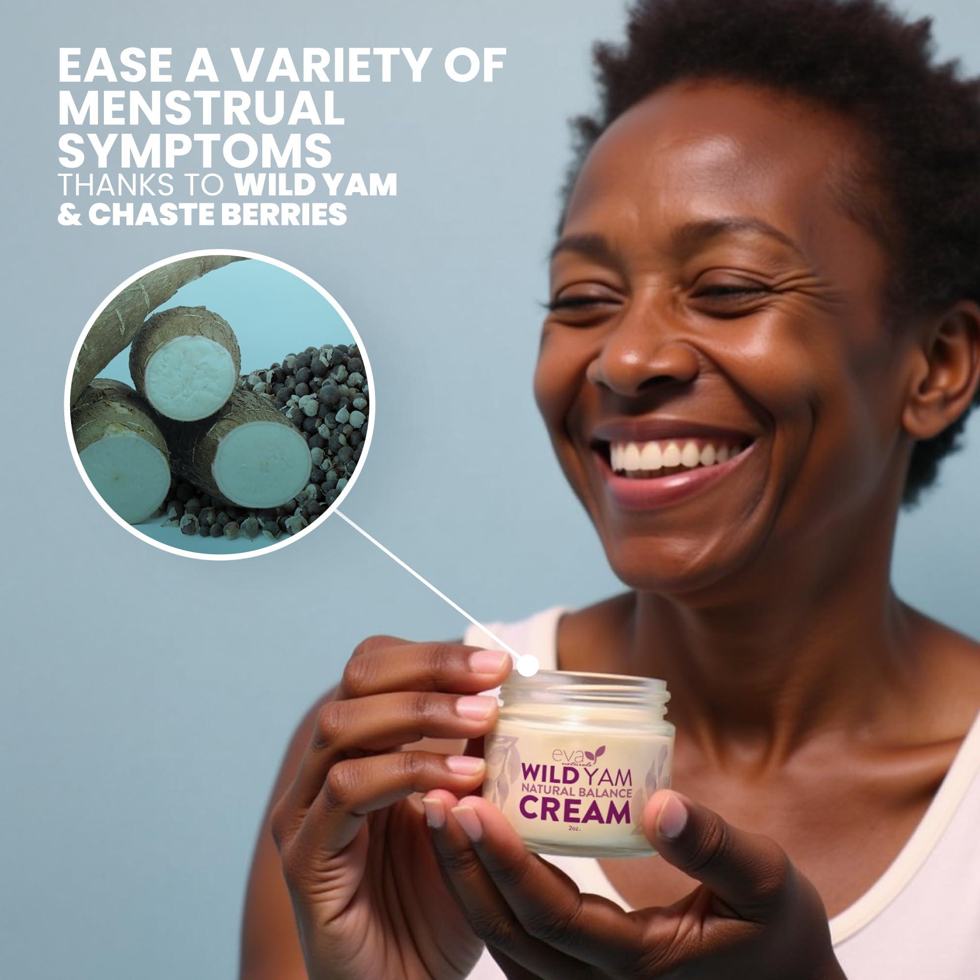 Wild Yam Cream For Hormone Balance - Wild Yam Root Moisturizer With Chaste Tree Berries & Red Clover - Shea Butter Moisturizer For Hormonal Balancing - Enriched Wild Yam Root Cream For Women (2 oz) - Image 4