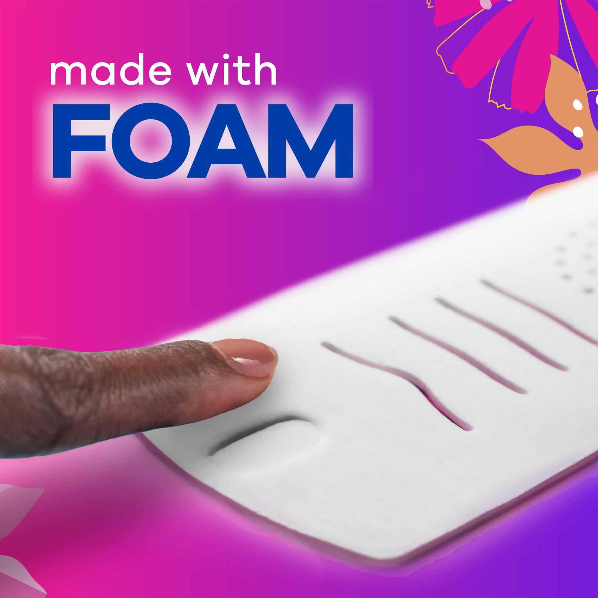 Always Radiant Feminine Pads for Women, Flexfoam Pads with Wings, Size 3, Extra Heavy Absorbency, Lightly Scented, 30 Count (Packaging May Vary) - Image 6