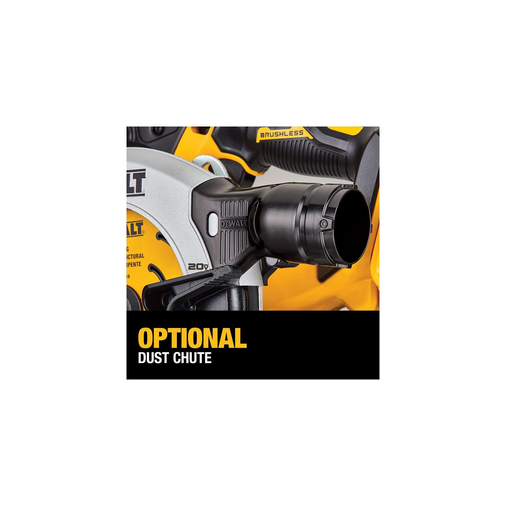 DEWALT 20V MAX* Circular Saw, 6-1/2-Inch, Cordless, Tool Only (DCS565B) - Image 4