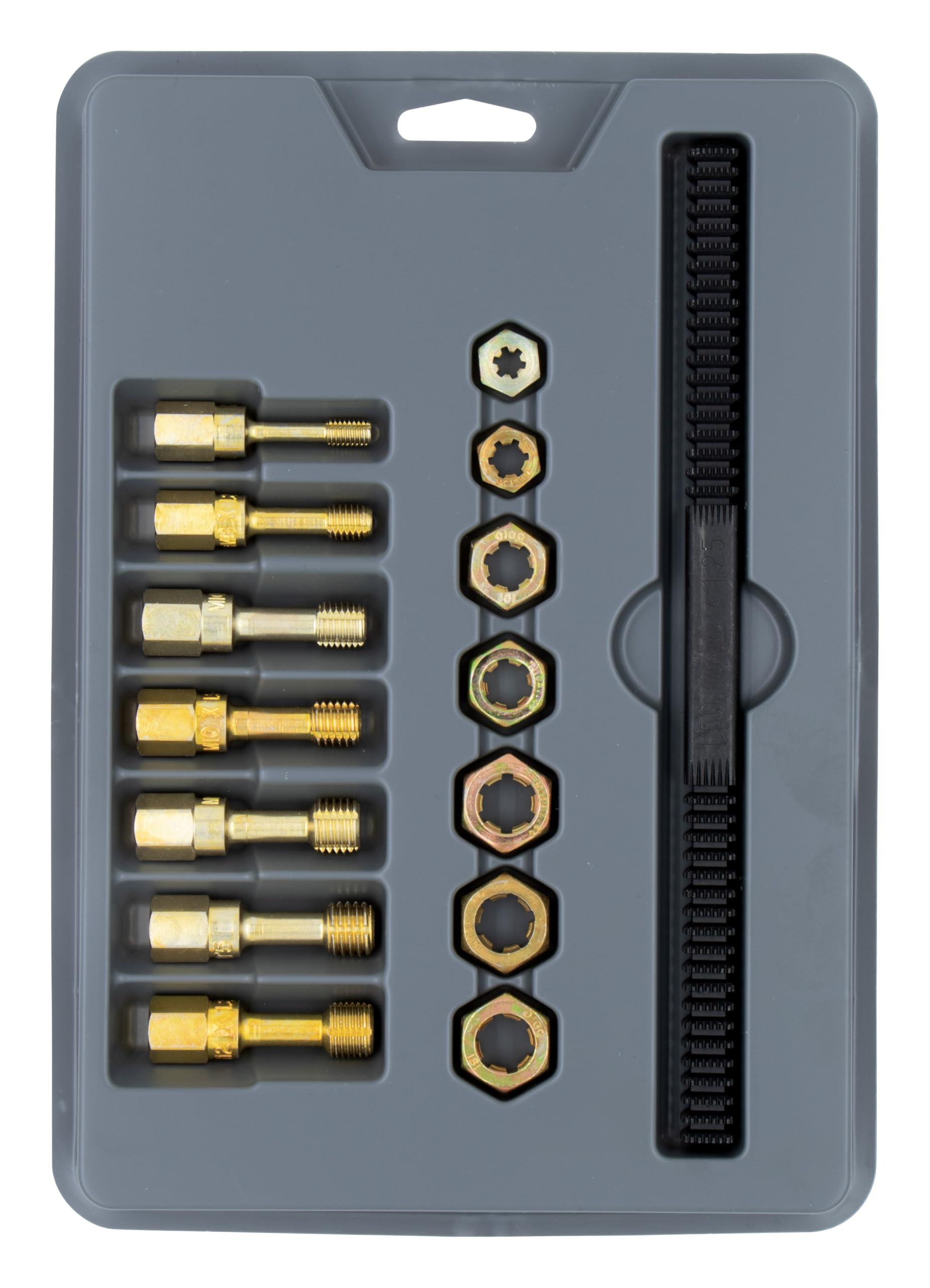 Lang Tools 2584 15-Piece Metric Thread Restorer Set, Black , Gray - Image 1