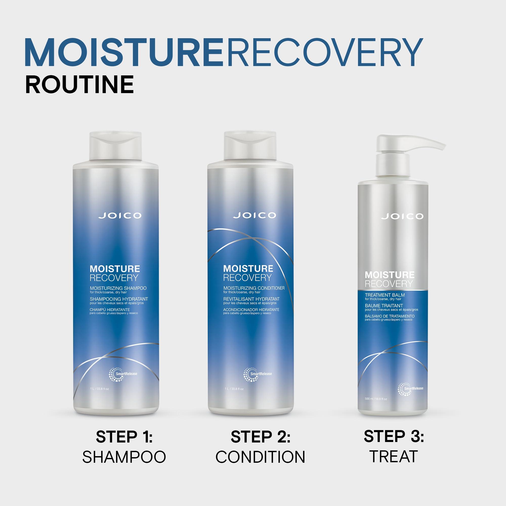 Joico Moisture Recovery Moisturizing Conditioner | For Thick, Coarse, Dry Hair | Replenish Moisture | Restore Smoothness & Elasticity | Strengthen & Reduce Breakage | With Jojoba Oil & Shea Butter - Image 6