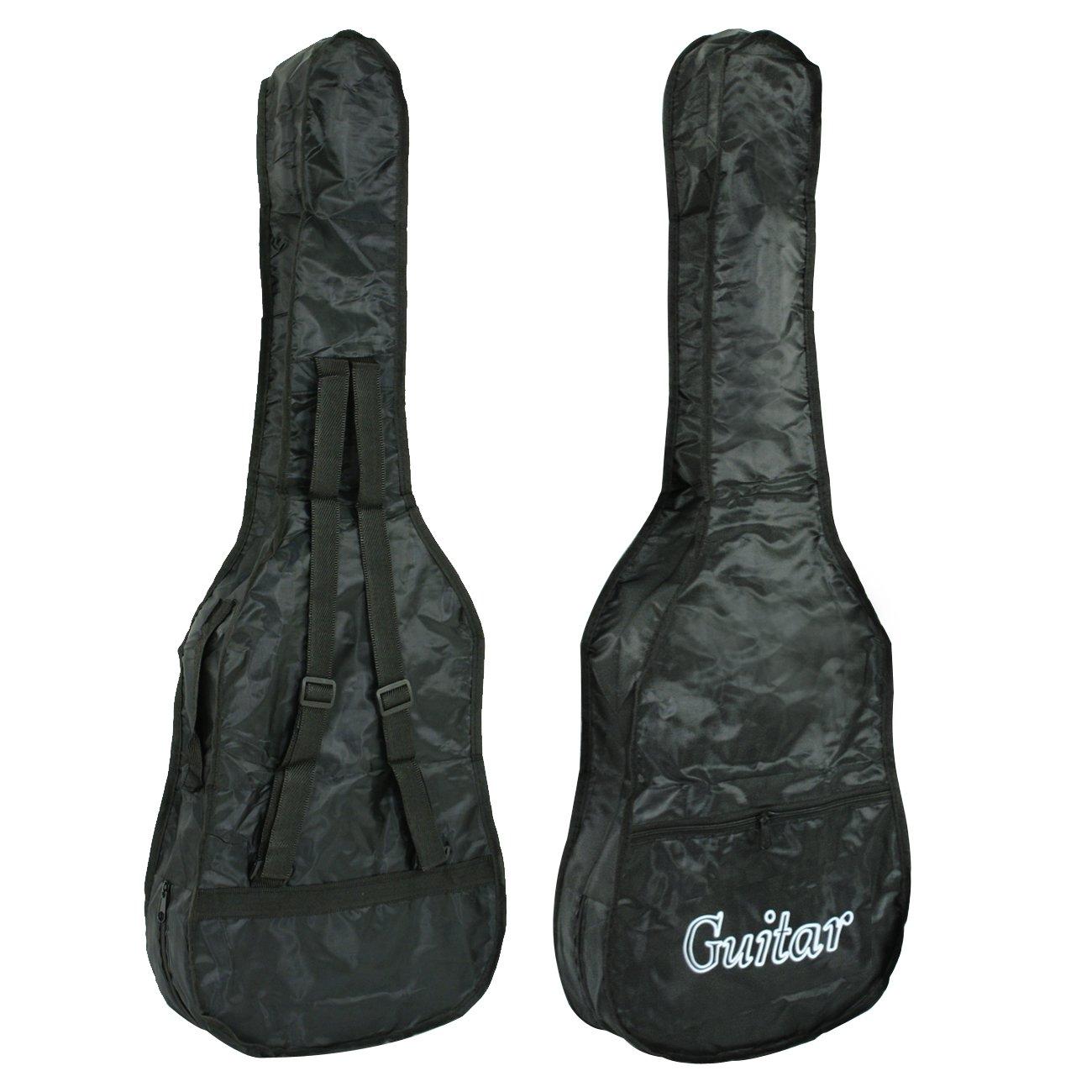 ZENY 38" New Beginners Acoustic Guitar With Guitar Case, Strap, Tuner and Pick (Natural) - Image 8