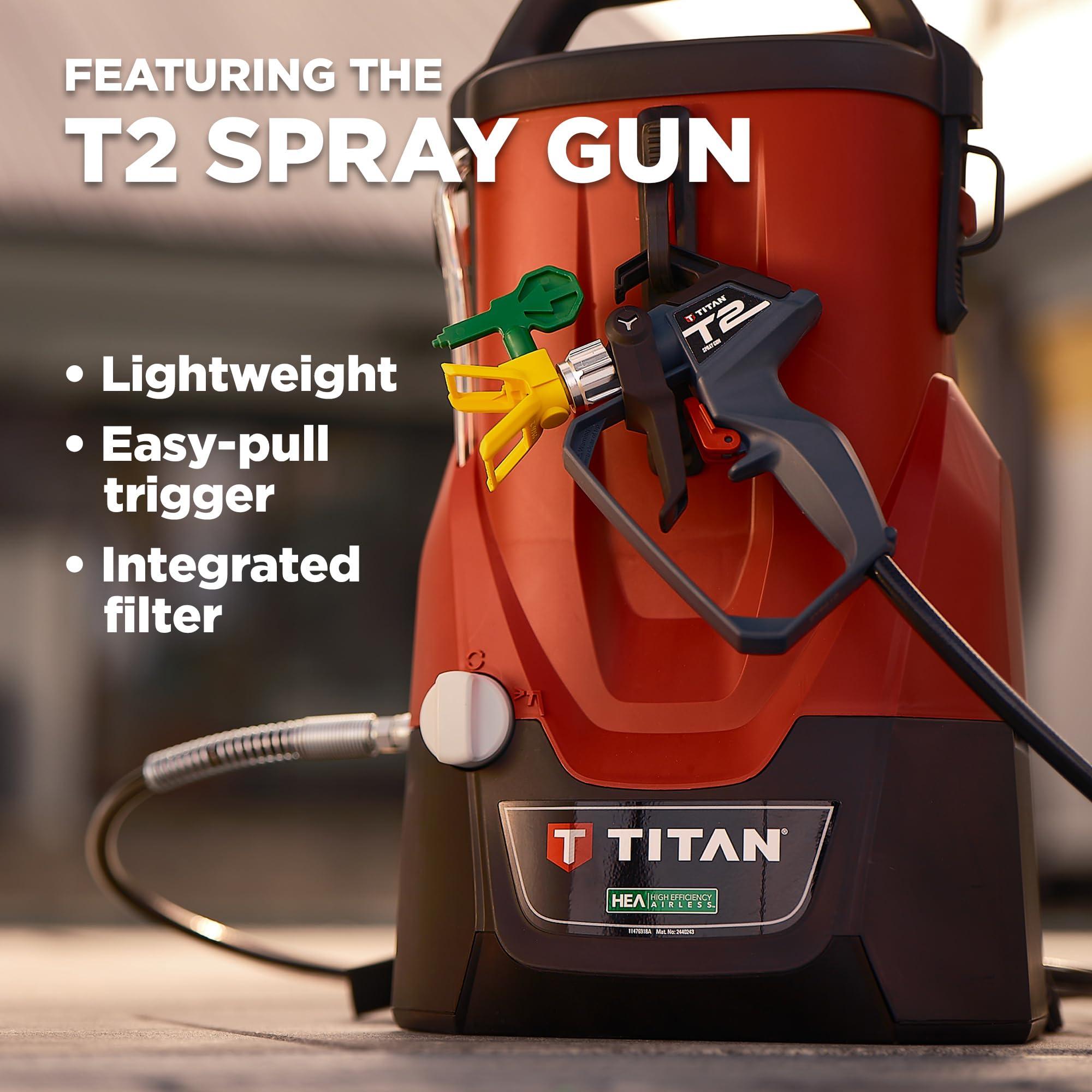 Titan 2441251 ControlMax 1650 18V Cordless High Efficiency Airless Paint Sprayer, HEA Technology Decrease Overspray by up to 55%, Cordless Allows You to go Anywhere - Image 7