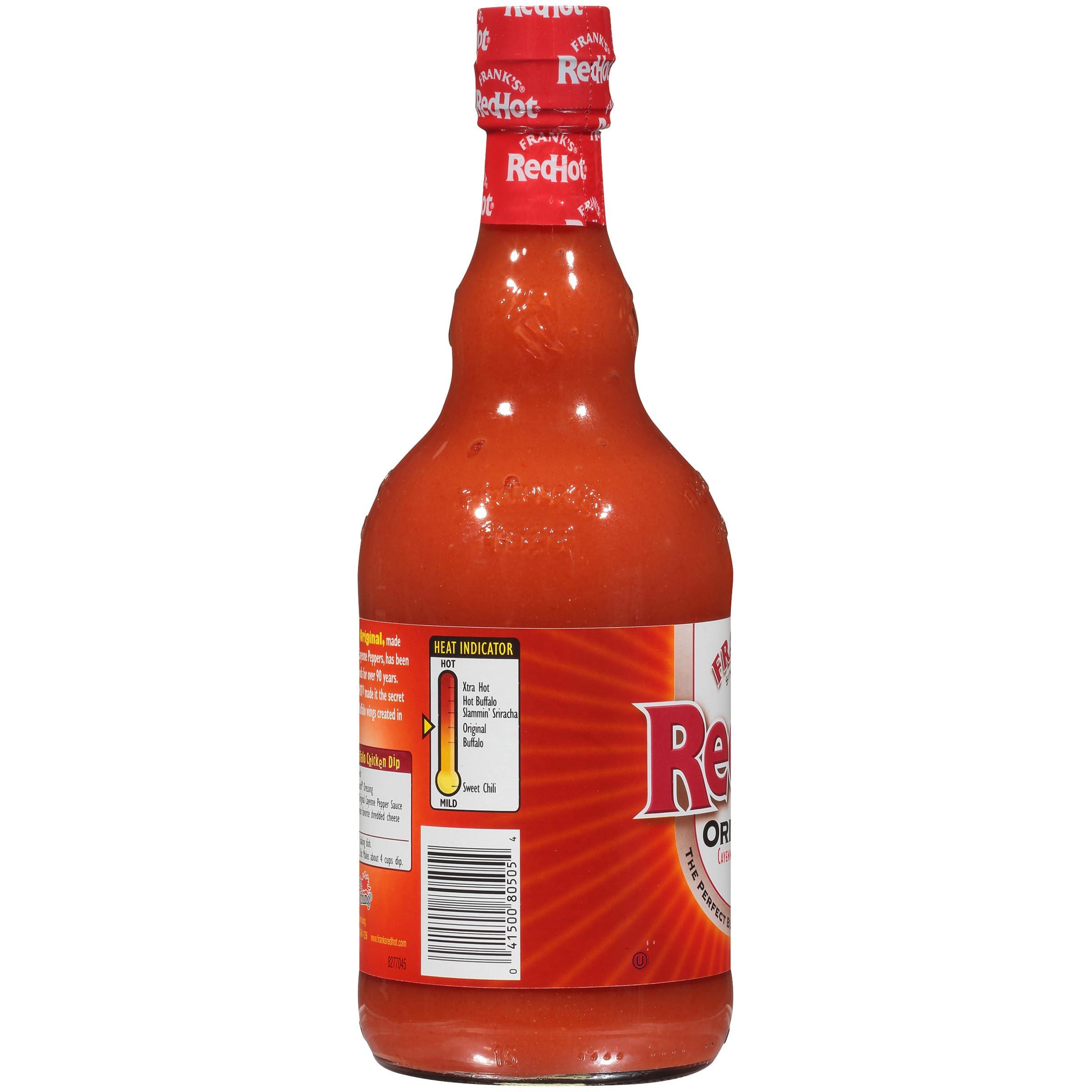 Frank's RedHot Original Cayenne Pepper Hot Wing Sauce, 23 fl oz - Image 26