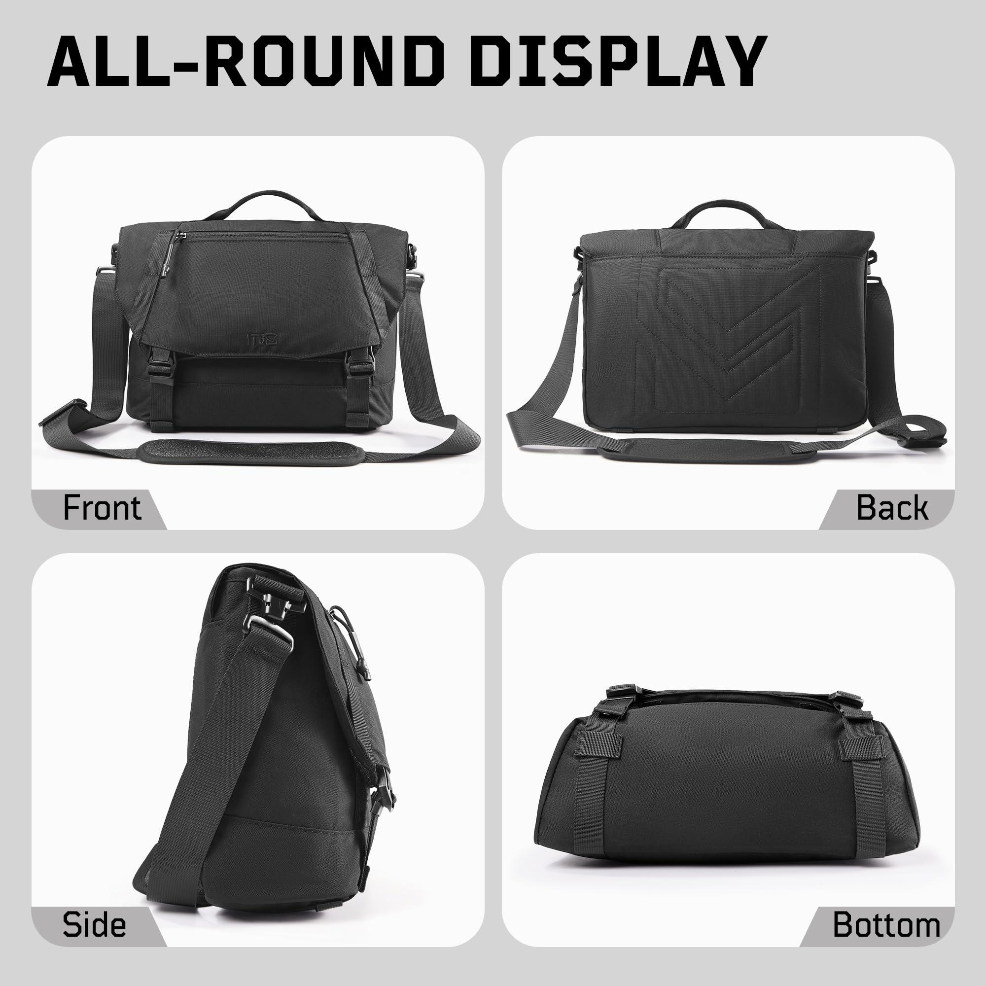 Tactical Messenger Bag for Men,Nylon Shoulder Bags,Satchel Bags for Men Women,Crossbody Bag for Travel Work School - Image 6