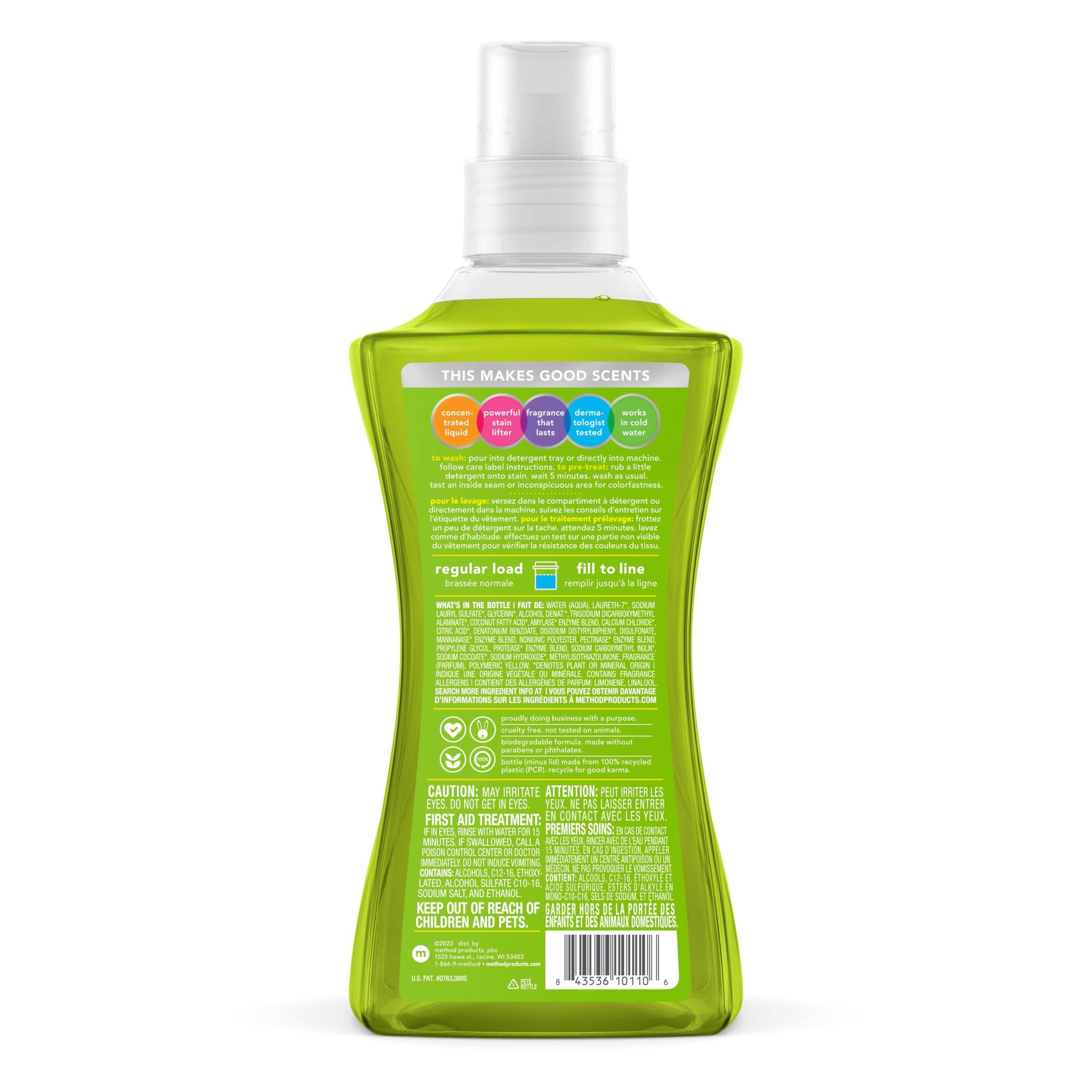 Method Liquid Laundry Detergent, Coconut + Cactus Water, 66 Loads Per Bottle, Biodegradable Formula, Plant-Based Stain Remover, 53.5 Fl Oz (Pack of 1) - Image 2