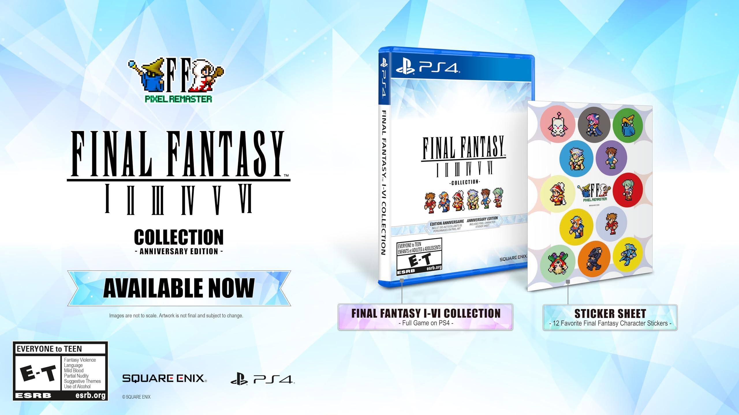 FINAL FANTASY I-VI Collection Anniversary Edition - 2024 (PS4) - Image 2