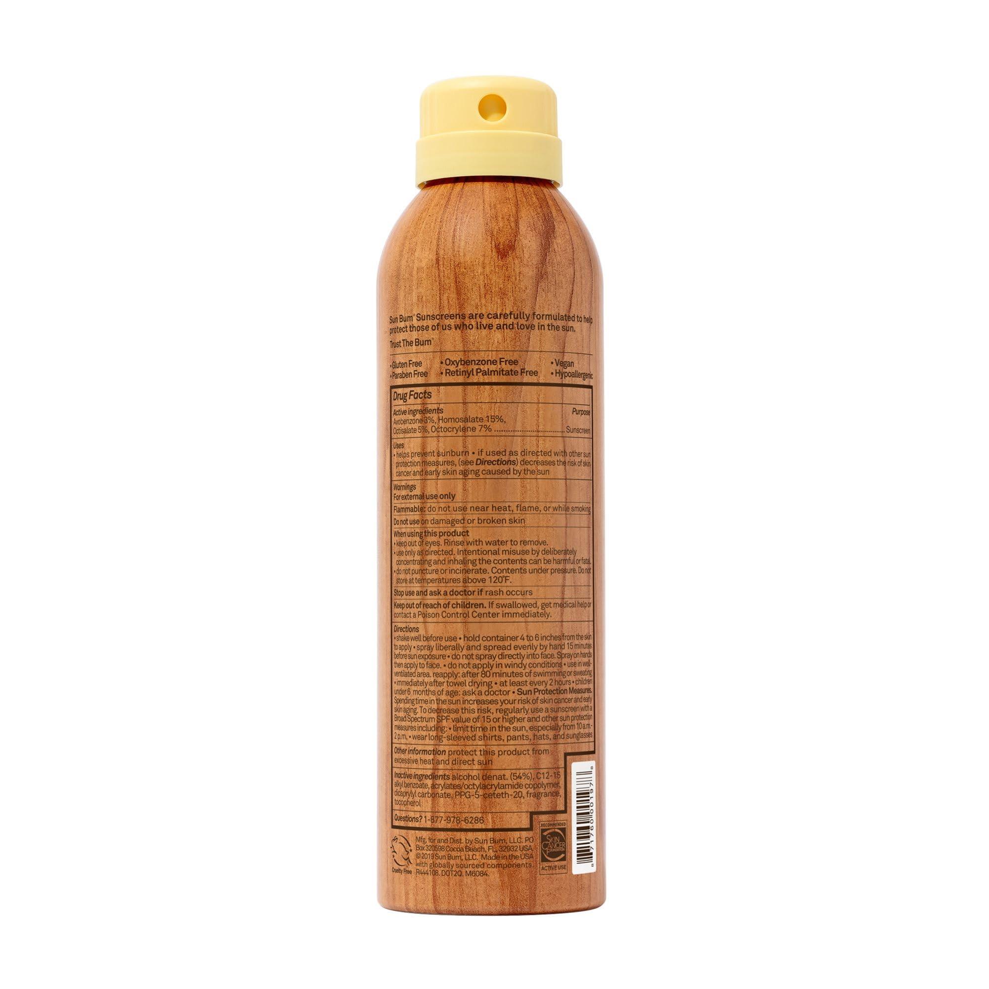 Sun Bum Original SPF 50 Sunscreen Body Spray - Broad Spectrum Moisturizing Sunscreen with Vitamin E - Hawaii 104 Act Compliant (Made without Octinoxate & Oxybenzone) - 6 oz - Image 2