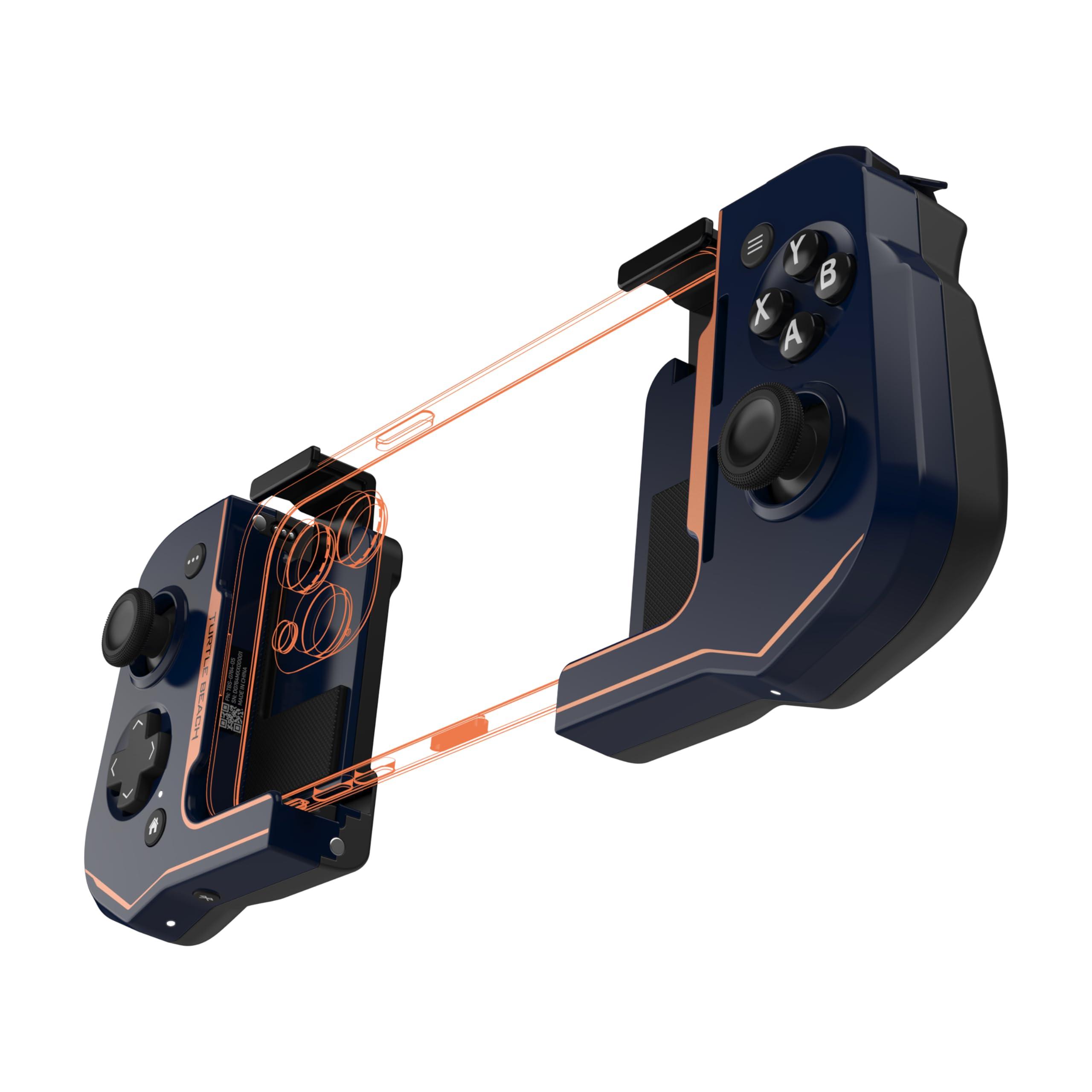 Turtle Beach Atom Mobile Game Controller with Bluetooth for Cloud Gaming on iPhone with Compact Shape, Console Style Controls & Low Latency Bluetooth – Cobalt Blue - Image 2