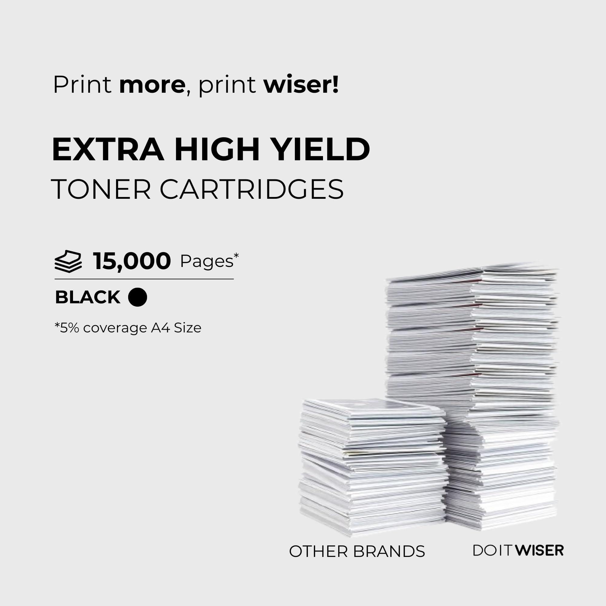 Do it Wiser Compatible Xerox WorkCentre 3335 3345 Phaser 3330 106R03622 Toner Cartridge use for Xerox 3335 3335/DNI 3345 3345/DNI 3330 3330/DNI Printer,Extra High Capacity 15,000 Pages. - Image 3