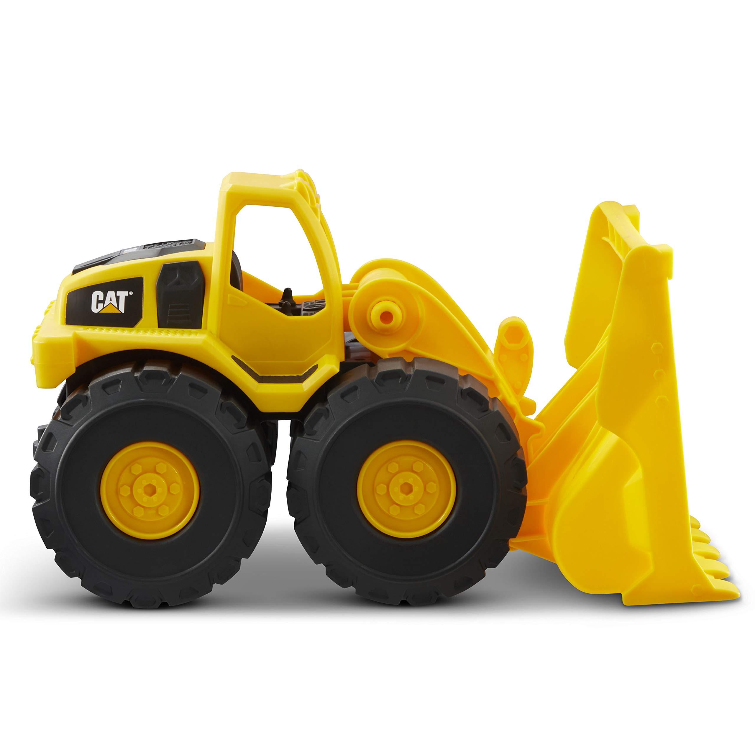 CAT Construction Toys, Construction Fleet 10" Front Loader Toy - Heavyâ€‘Duty Plastic, Working Bucket & Freeâ€‘Rolling Wheels, Indoor/Outdoor Sandbox Vehicle for Toddlers & Kids Agesâ€¯2â€¯+ - Image 9