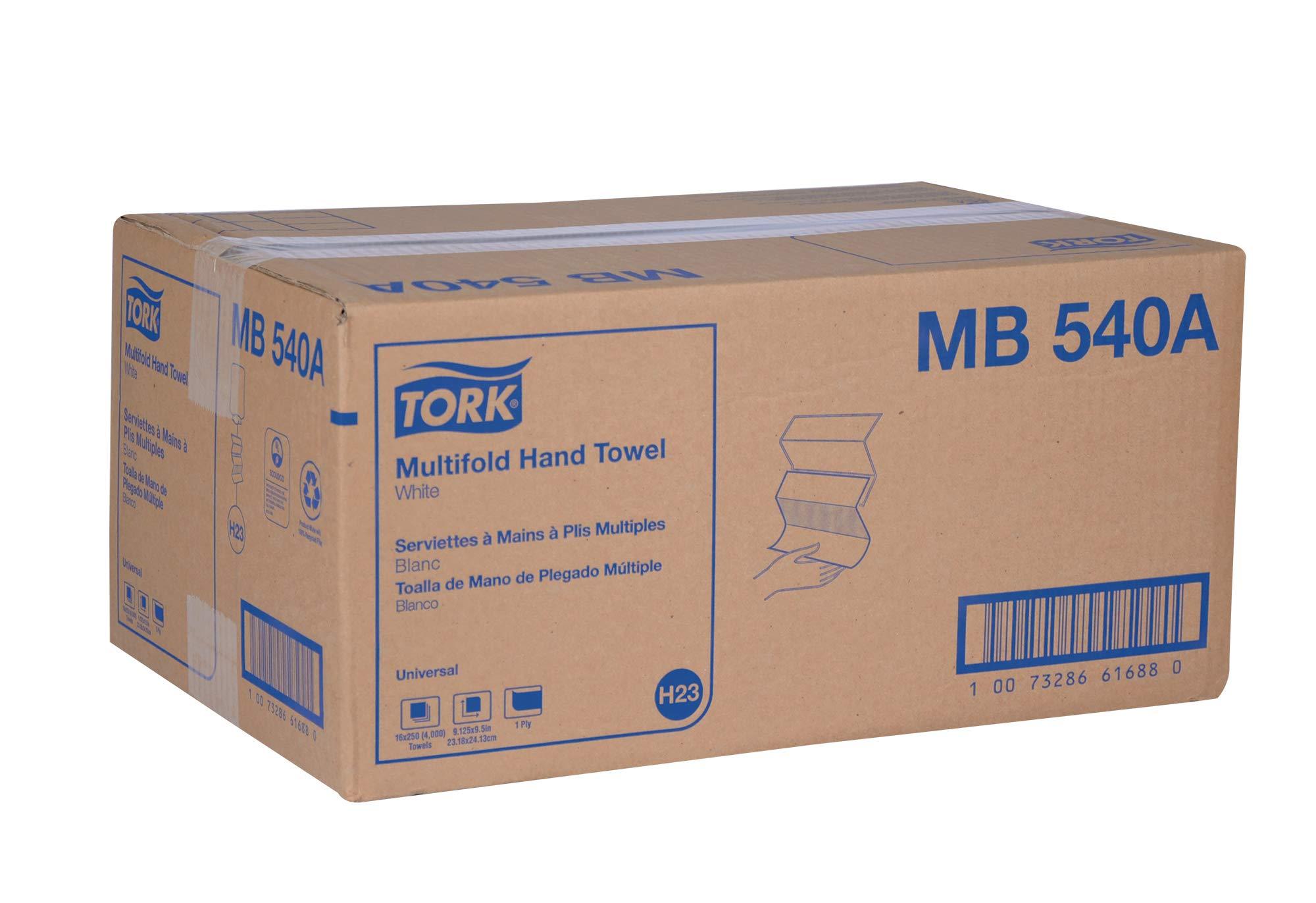 Tork Multifold Hand Towel White H2, Universal, 100% Recycled Fibers, 16 x 250 Towels, MB540A - Image 10