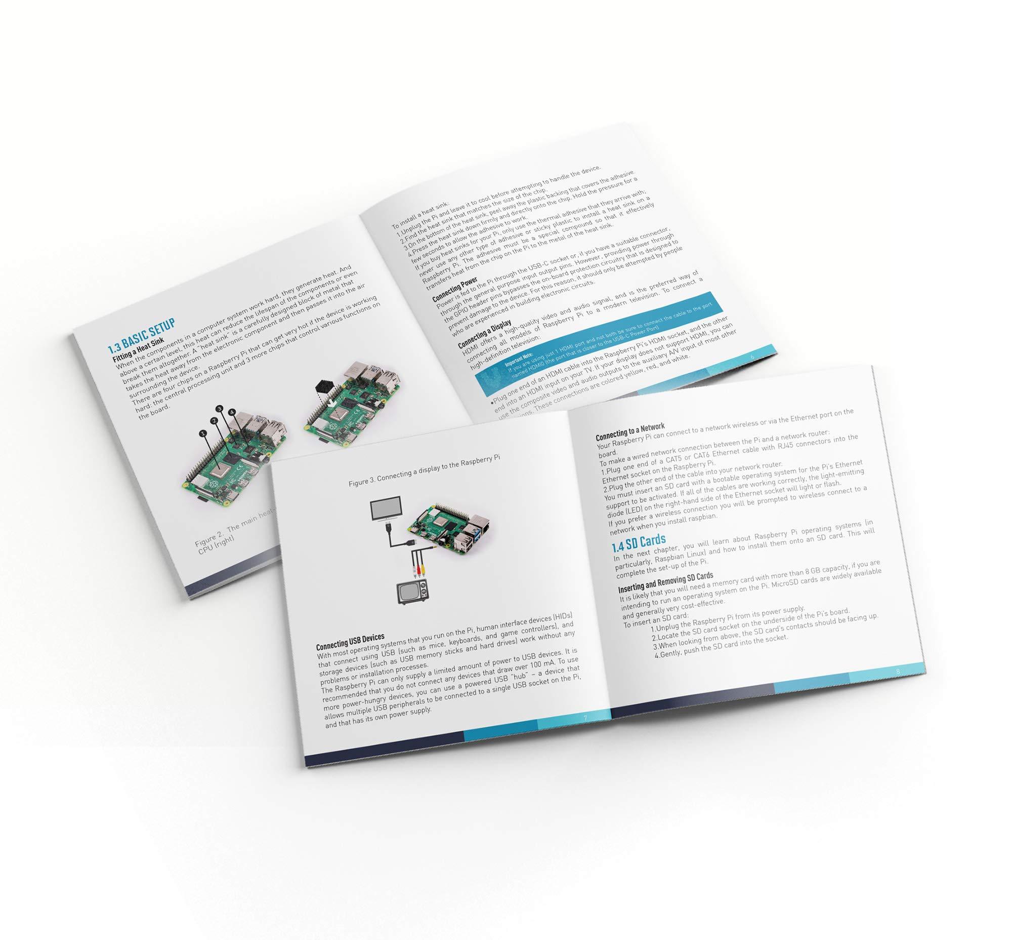 Vilros Raspberry Pi 4 4GB Basic Starter Kit with Fan-Cooled Heavy-Duty Aluminum Alloy Case - Image 7