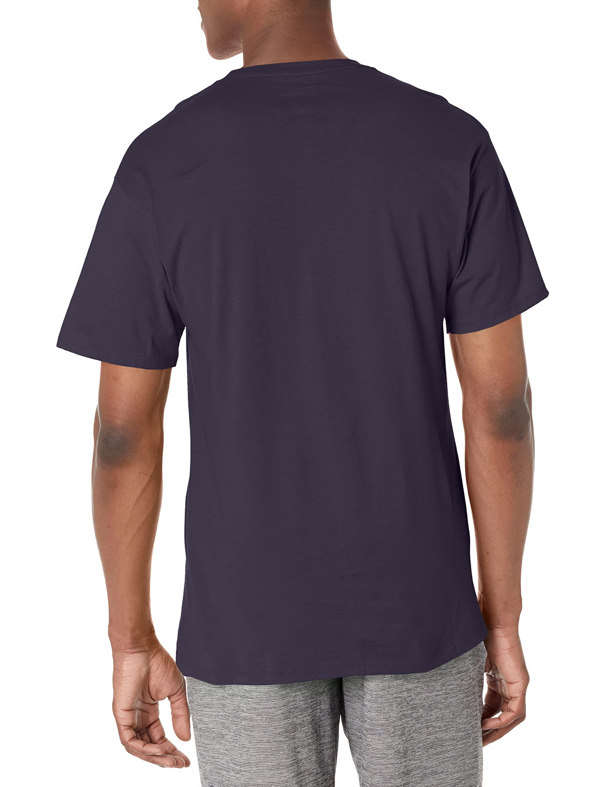 Champion Men's Classic Short Sleeve T-Shirt, Standard Fit, C Logo, Available in Regular and Big & Tall, Navy, 4X-Large - Image 2