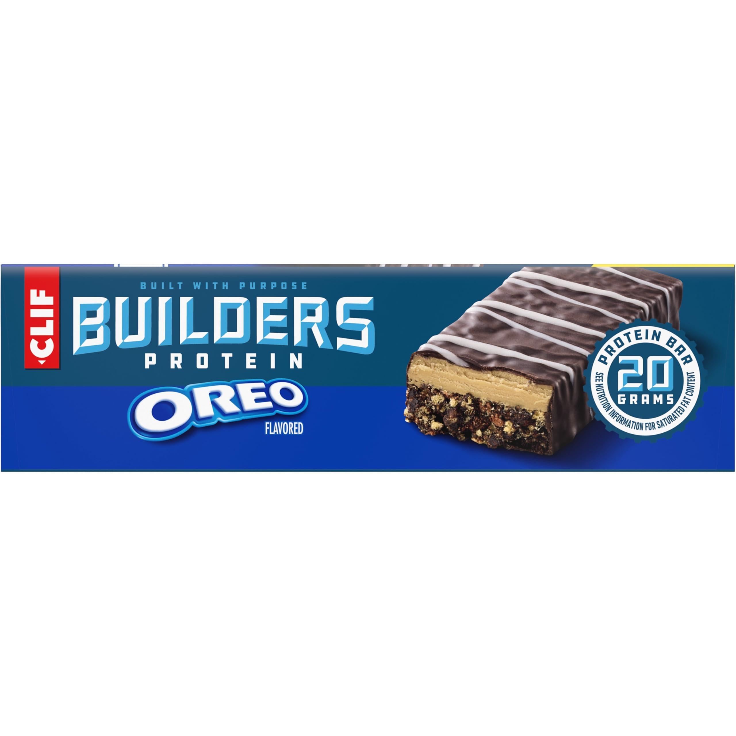 CLIF BUILDERS Protein Bars - OREO-Flavored - 20g Plant Based Protein - Gluten Free - Non-GMO - Low Glycemic - No Artificial Sweeteners - 2.4 oz. (12 Pack) - Image 8
