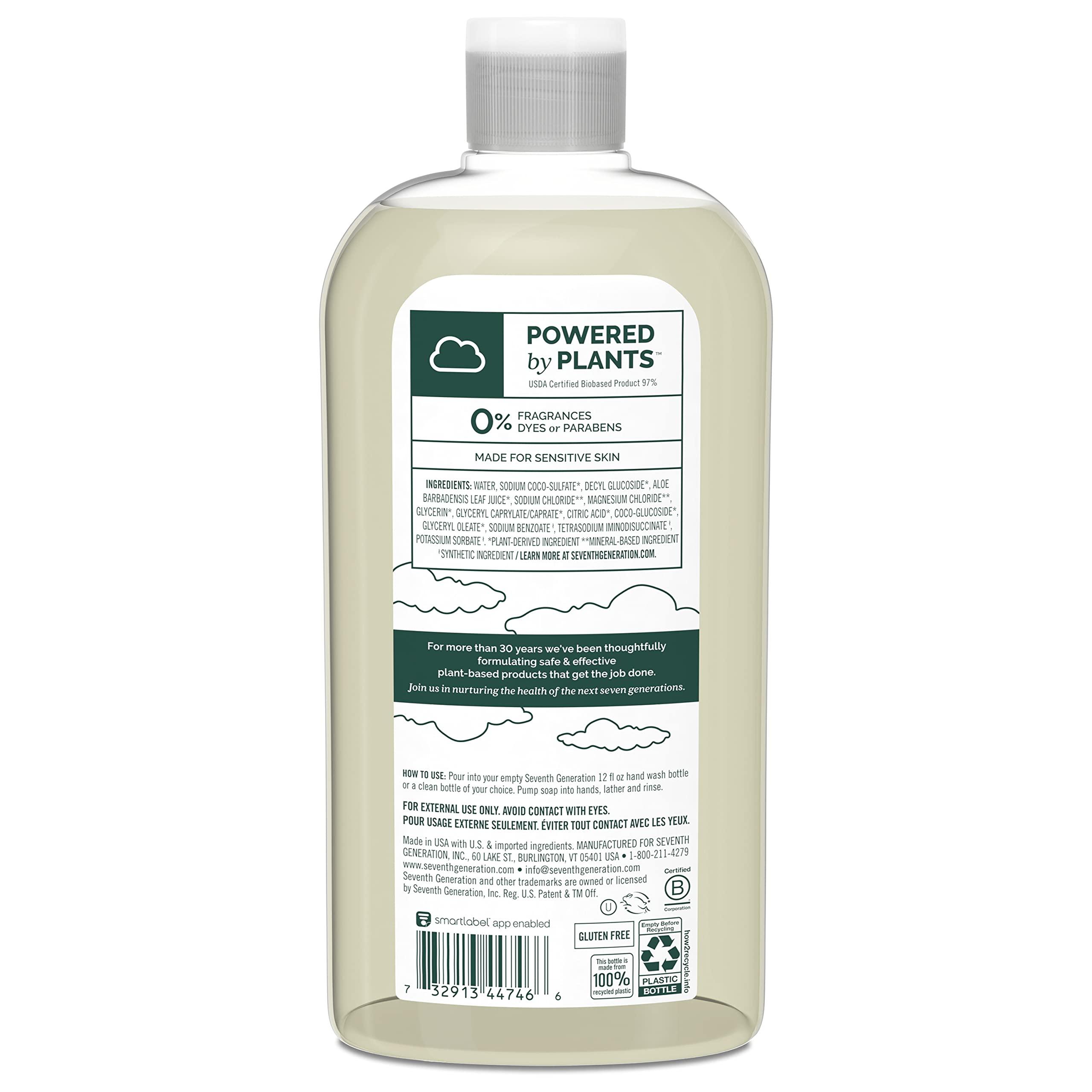 Seventh Generation Hand Soap Refill, Free & Clear Unscented, 24 oz, 3 pack (Packaging May Vary) - Image 2