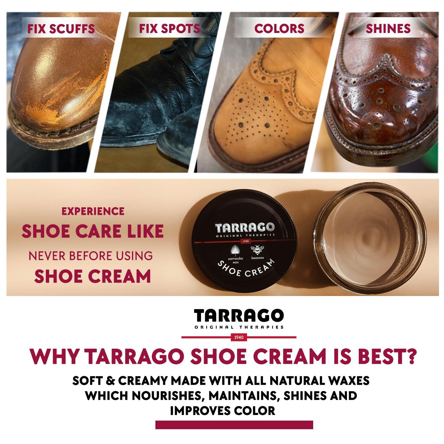 Tarrago Shoe Cream Professional Shoe Polish for Leather Boots, Shoes, Purse, Furniture Eco Friendly Leather Conditioner 1.7oz - Antique Silver Metallic #502 - Image 7