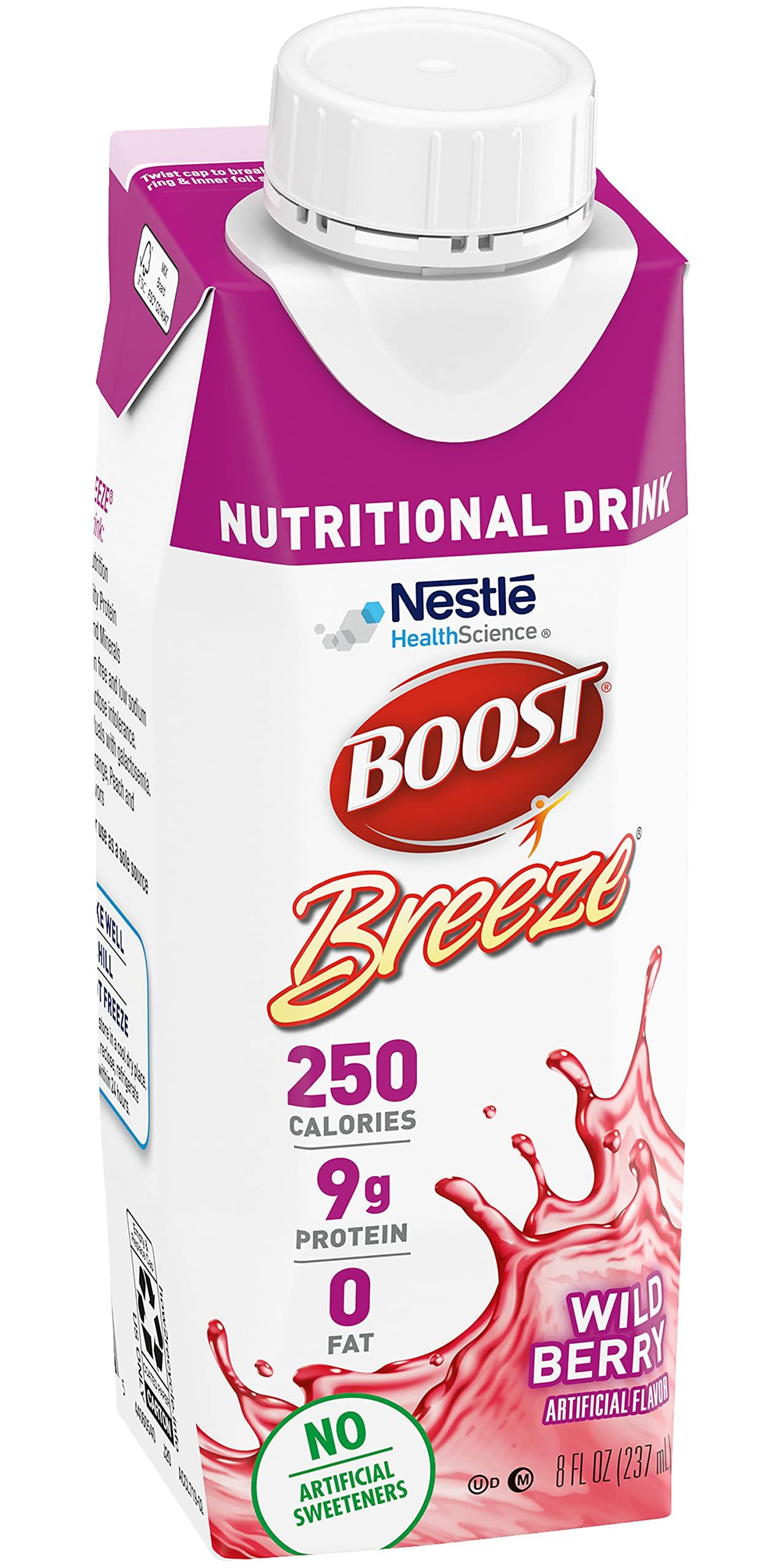 Boost Breeze Nutritional Drink Wildberry, 8 Fl Oz (Pack of 12) - Image 5