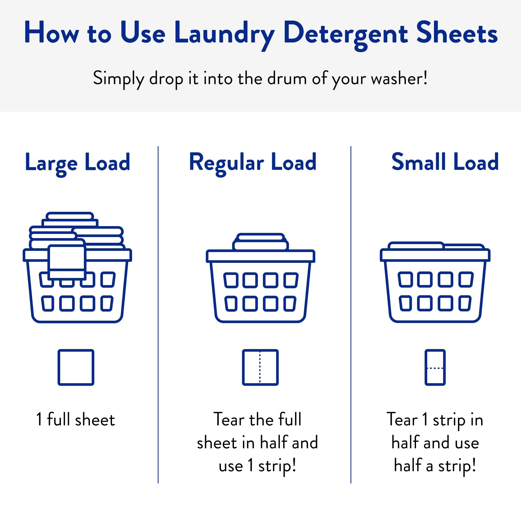 The Clean People Laundry Detergent Sheets - Laundry Soap - Ultra Concentrated, Recyclable Packaging, Stain Fighting - Fresh Scent, 32 Pack - Image 4