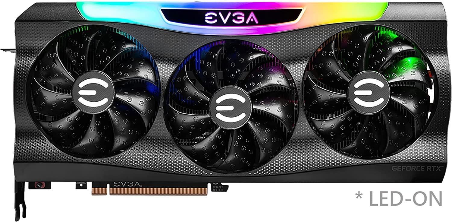 EVGA GeForce RTX 3090 FTW3 Ultra Gaming, 24GB GDDR6X, 10496 CUDA Cores, 1800MHz Boost Clock, 3x Fans, ARGB LED, Metal Backplate, PCIe 4, HDMI, DisplayPort, Desktop Compatible - Image 3