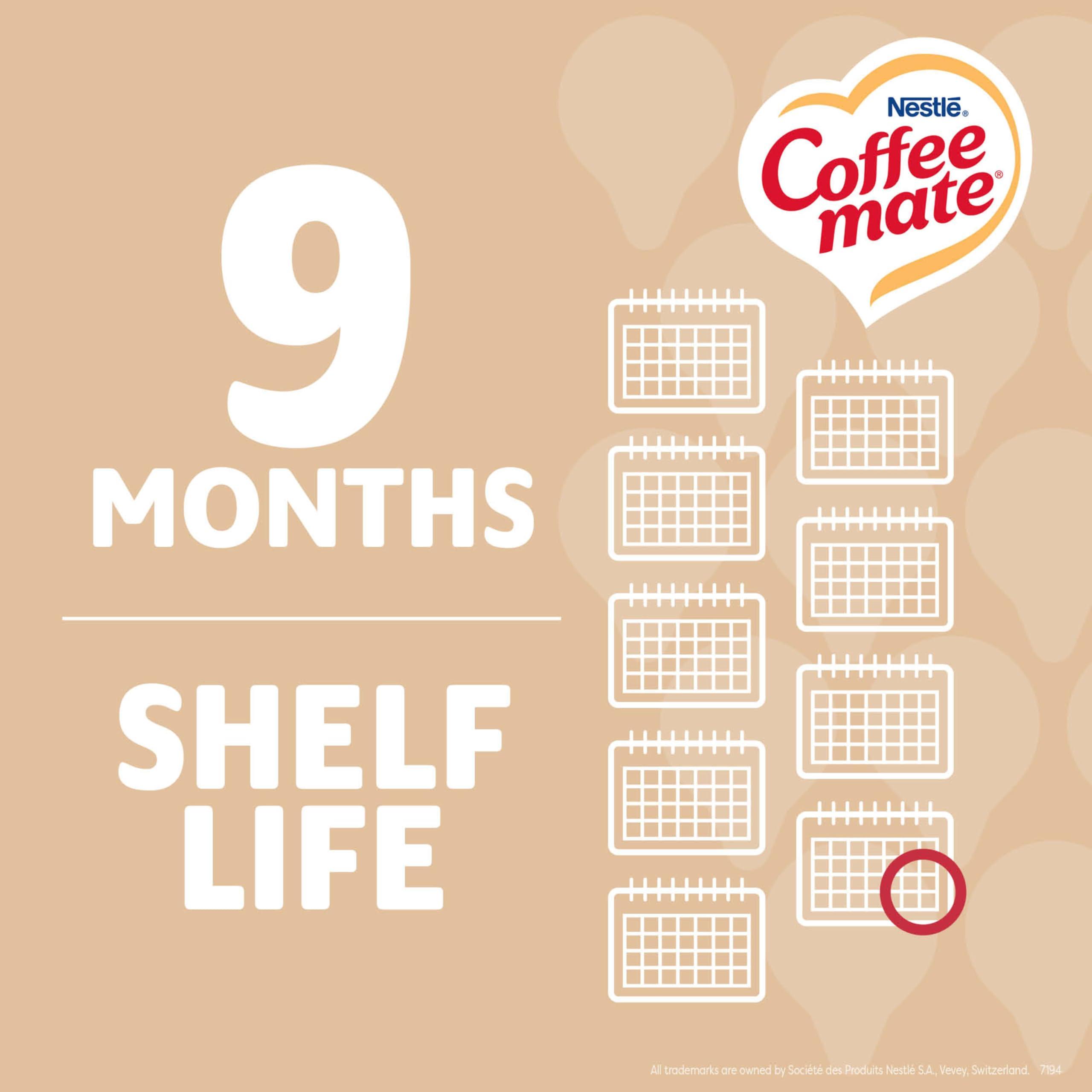 Nestle Coffee mate Coffee Creamer, Original, Liquid Creamer Singles, Non Dairy, No Refrigeration, 0.375 fl oz Tubs (Pack of 180) - Image 5
