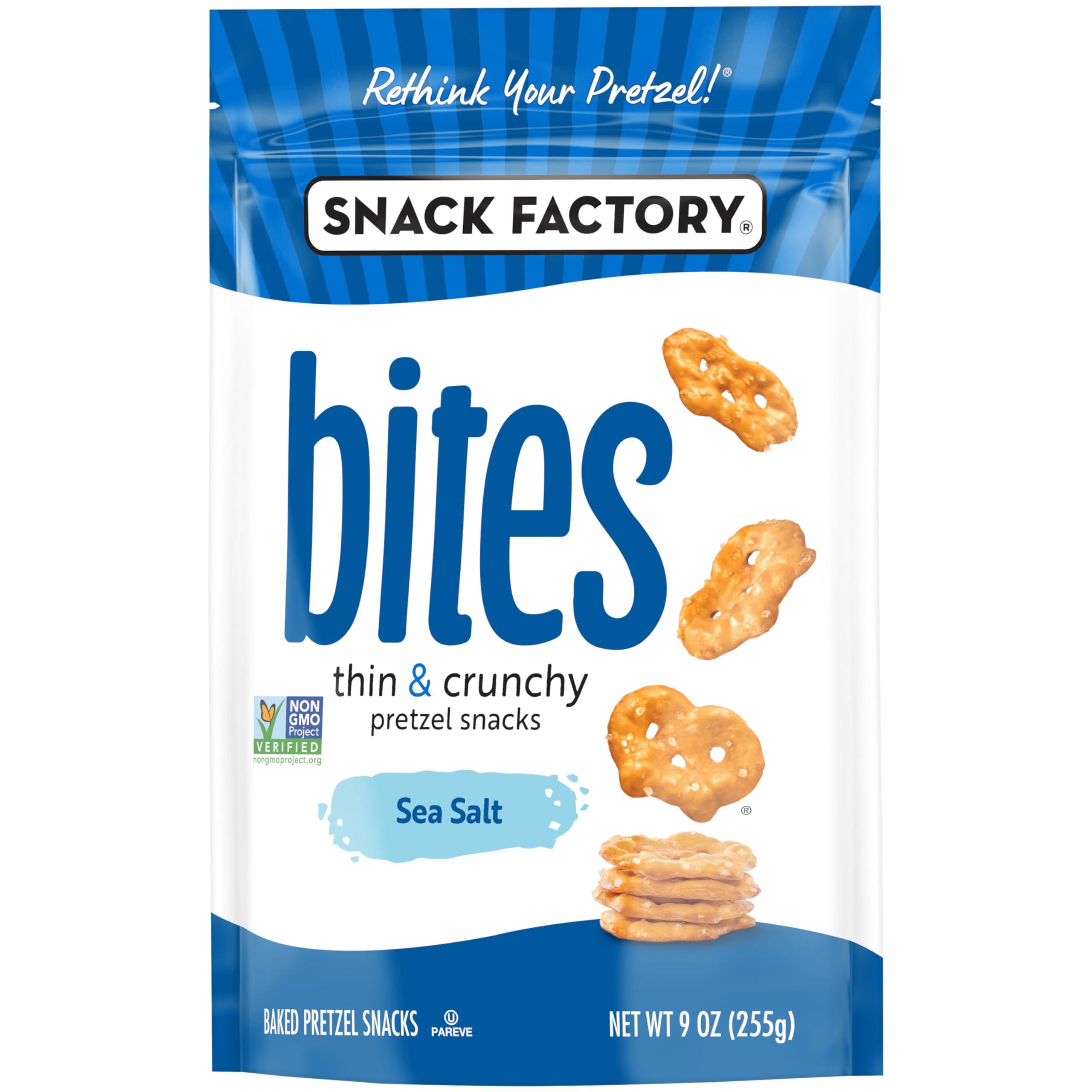 Snack Factory Sea Salt Bites, 9 Oz Bag - Image 6