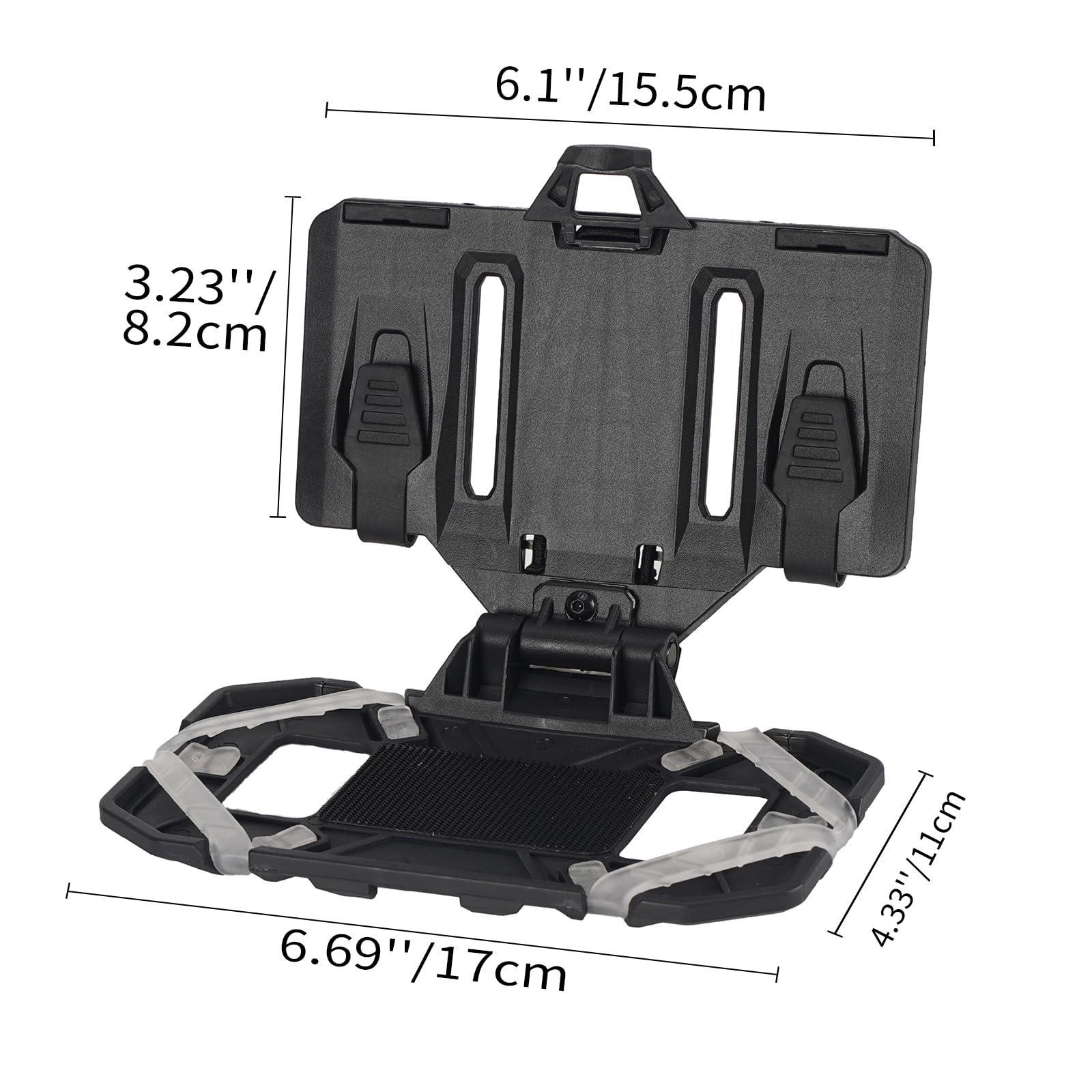 SIVIGEAR Tactical Molle Phone Holder for Plate Carrier Vest, Quick Release & Adjustable Phone Mount, Compatible with 4.7-6.7 inch Smart Phones, Durable Tactical Accessories for Outdoor Enthusiasts - Image 2
