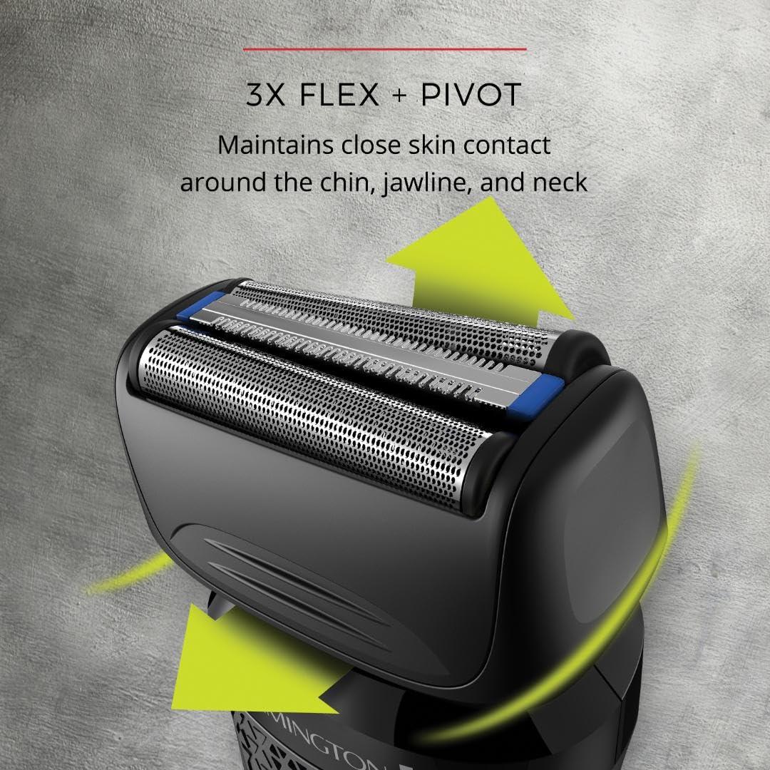 Remington Comfort Series Foil Shaver for Men, Electric Shaver, Pop-up Trimmer, Blue, PF7400E - Image 4