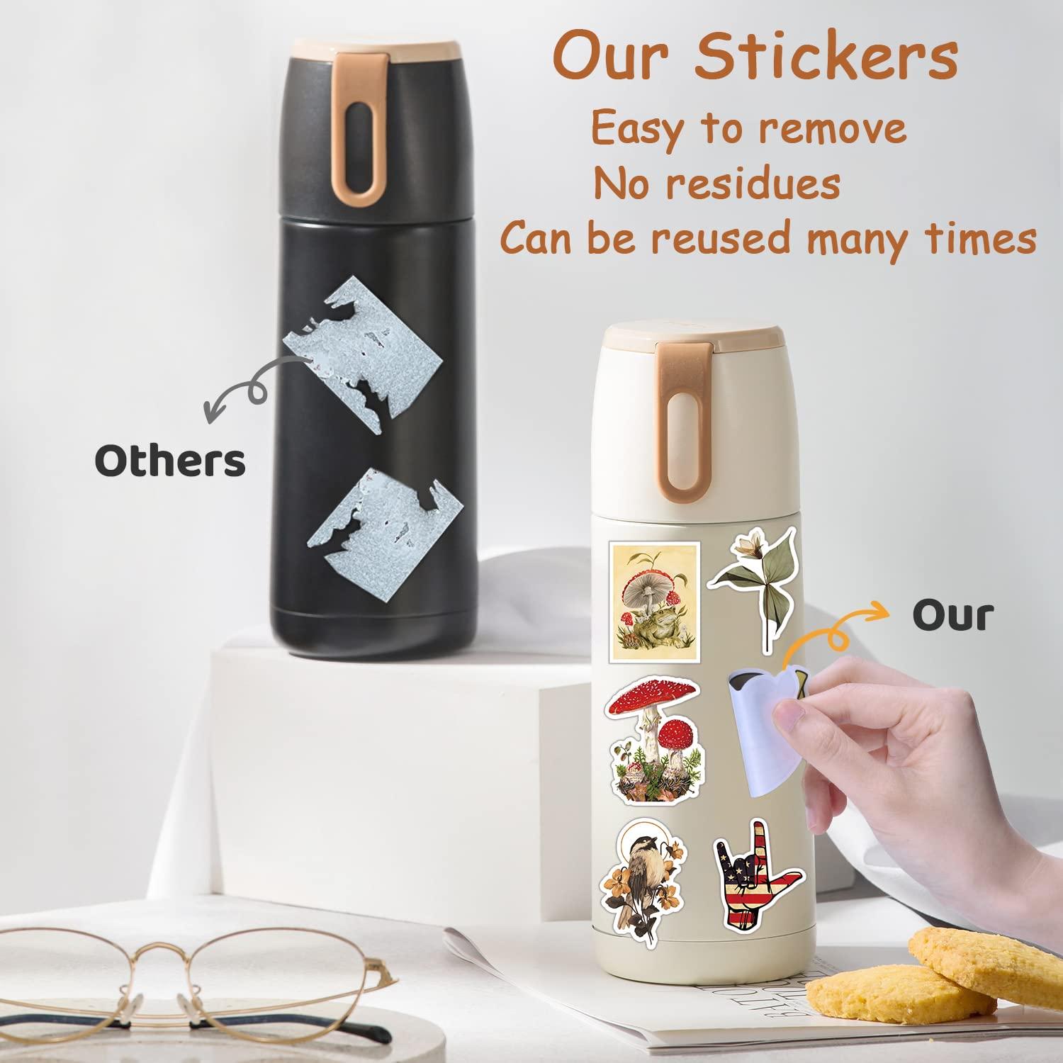 BarrelTree - 300 PCS Vintage Stickers, Aesthetic Stickers for Scrapbook Journaling Water Bottles Laptop, Scrapbooking Supplies Kit, Cottagecore Waterproof Vinyl Bullet Junk Journal Stickers for Adults - Image 6