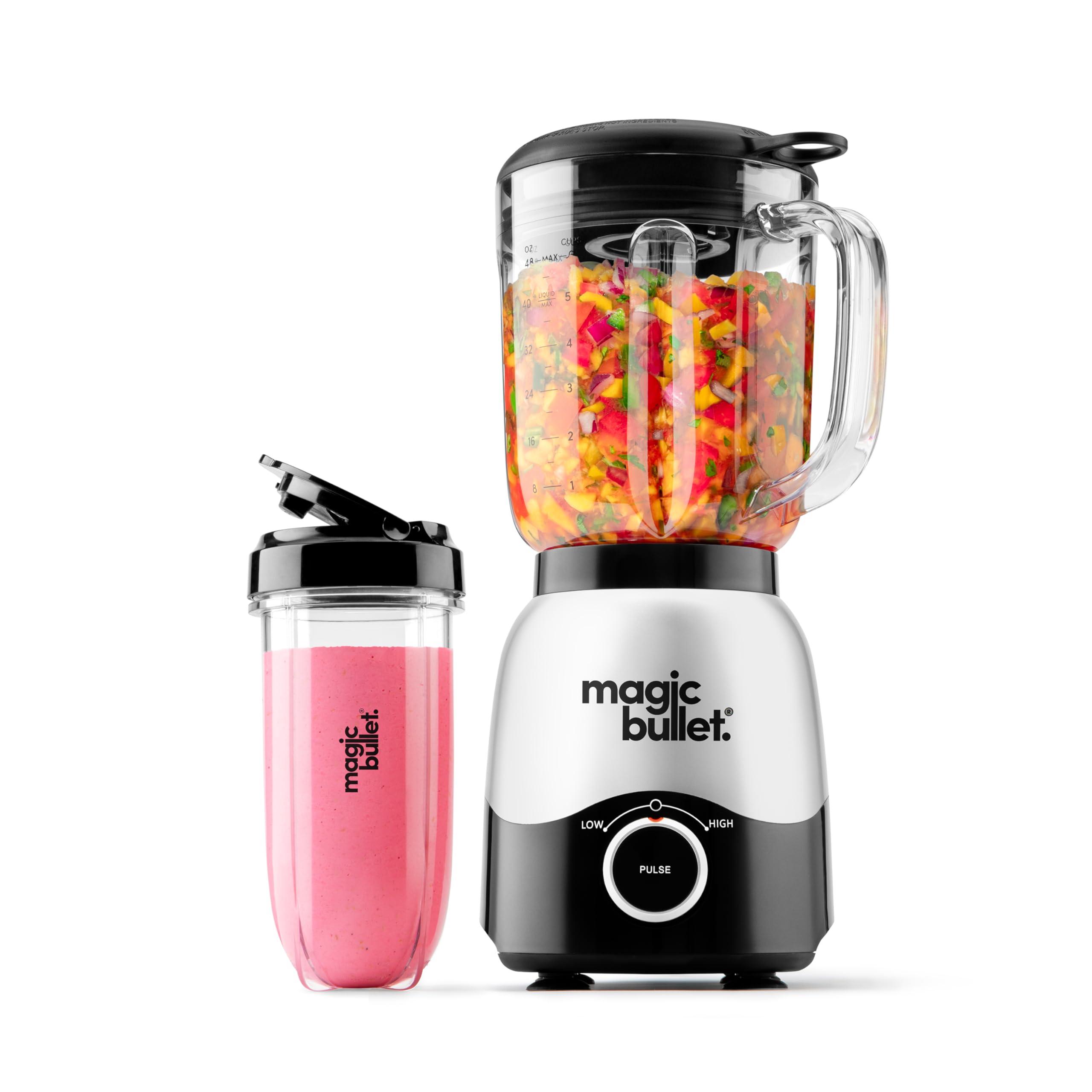 magic bullet Combo Blender, 48oz Pitcher, Blending Cup, Simple Speed Dial – MBF50200 - Image 1