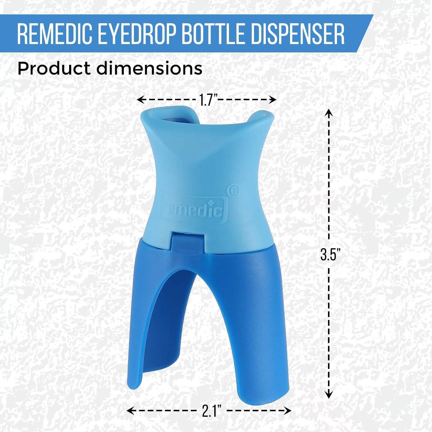 Eyedrop Bottle Dispenser with Silicone Adapter, Reusable Eye Dropper Applicator, Eye Drop Helper for Accurate Delivery ,Safe and Easy Eyecare for Seniors and Family, Fits Most Eye Drops Bottles - Image 5