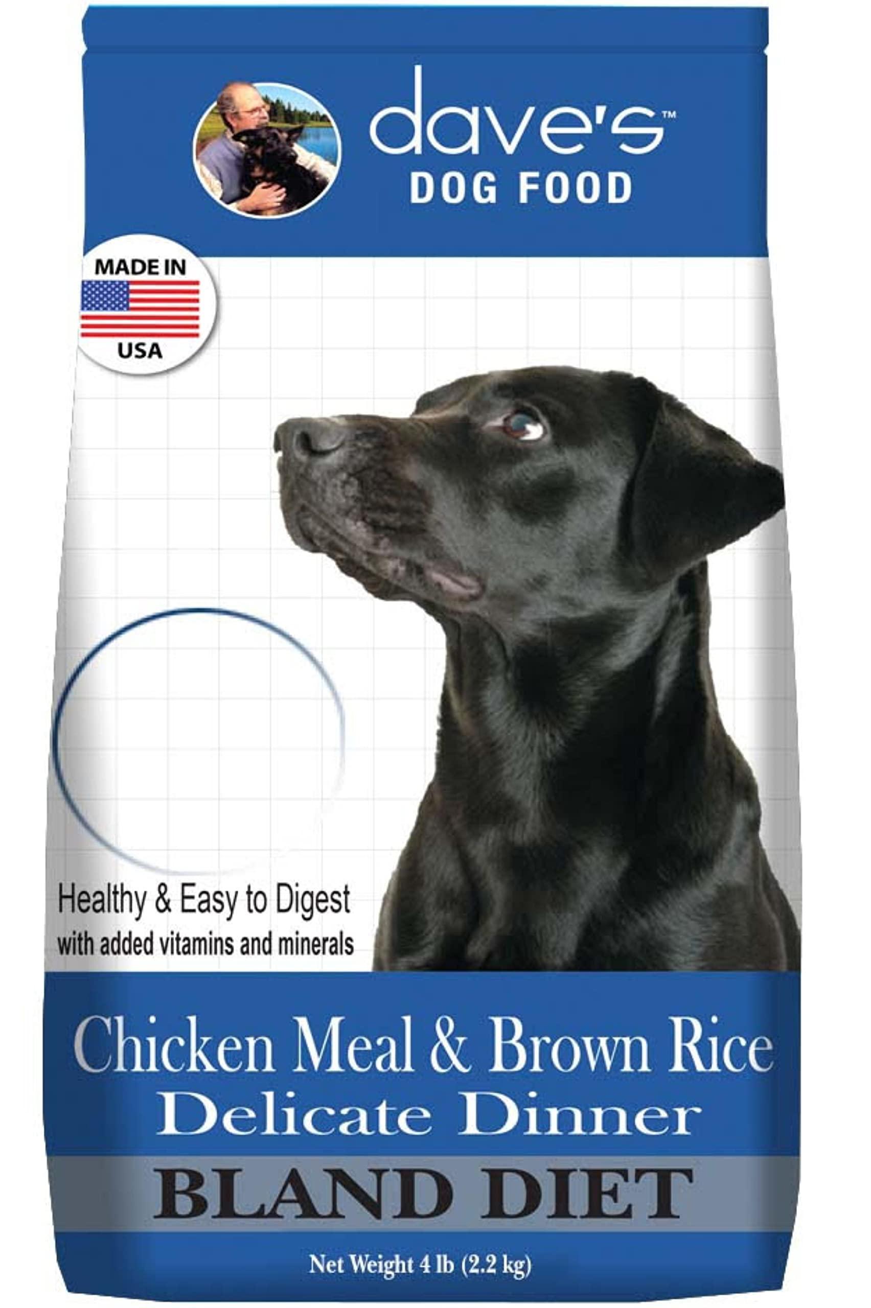 Dave's Natural Pet Food | Restricted Diet Chicken Meal & Brown Rice Dry Dog Food | Solve Food Sensitivities Naturally | Family Owned, Made in USA, for All Life Stages | 4# Bag - Image 1