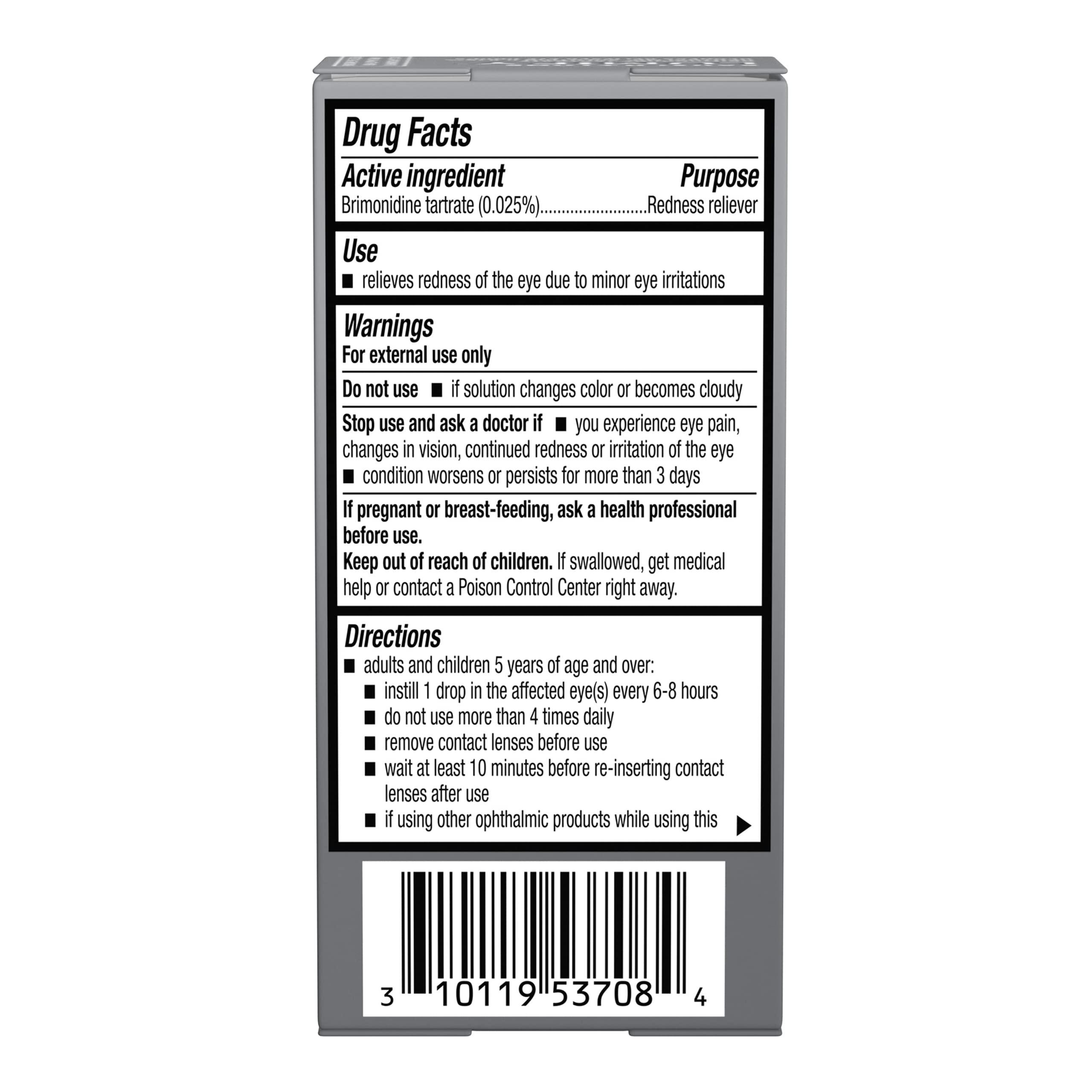 LUMIFY Redness Reliever Eye Drops 0.08 fl oz (2.5 mL) Pack of 2 - Image 4