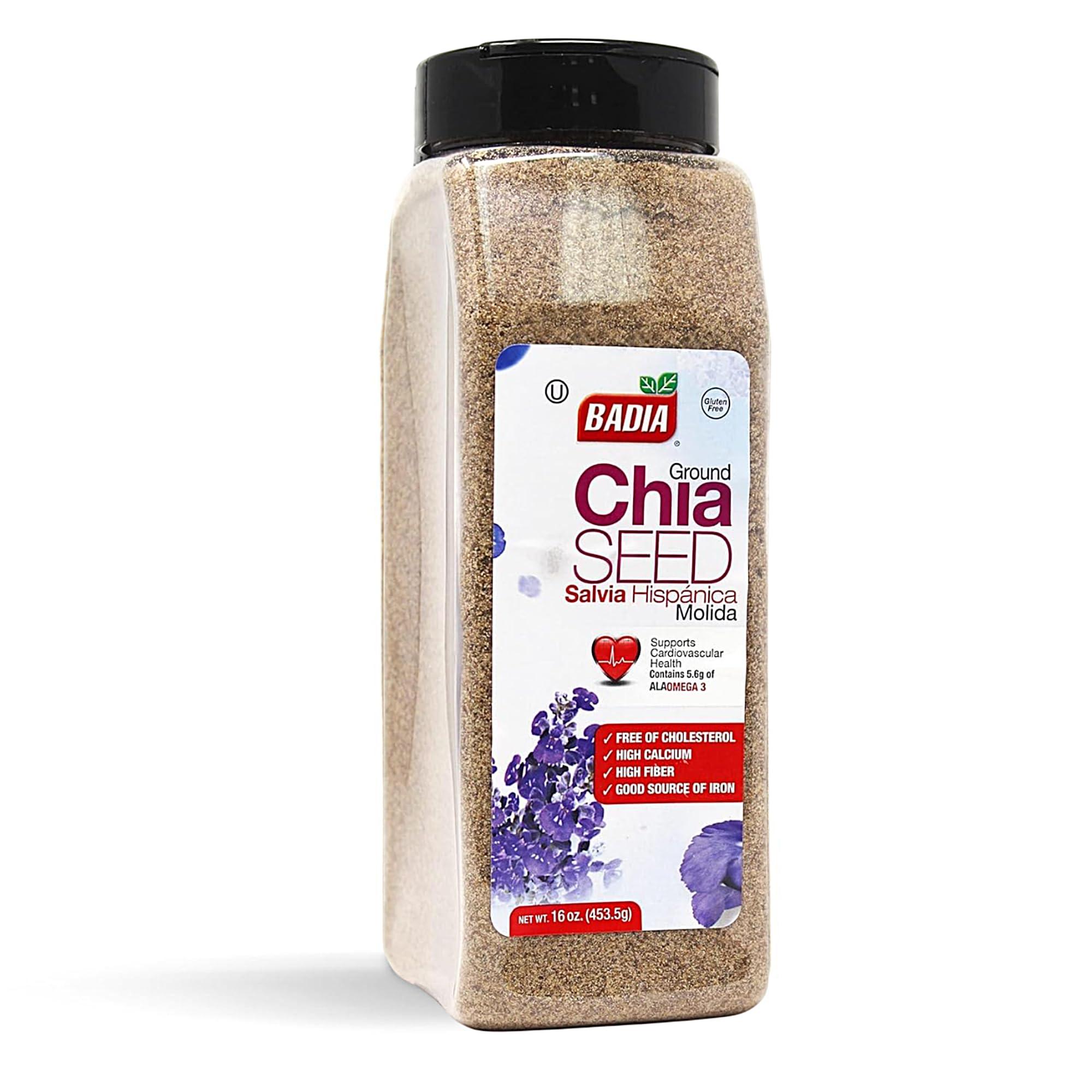 Badia Ground Chia Seeds, 16 oz (Pack of 4) – Superfood for Smoothies & Cooking – Source of Fiber, Omega-3 & Protein - Image 4
